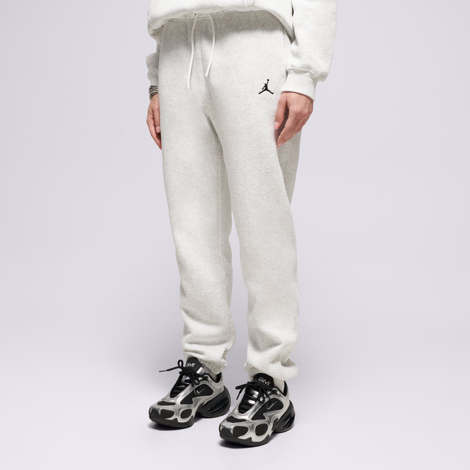 dámské kalhoty JORDAN KALHOTY  BROOKLYN FLEECE FV7077-051 ŠEDÁ