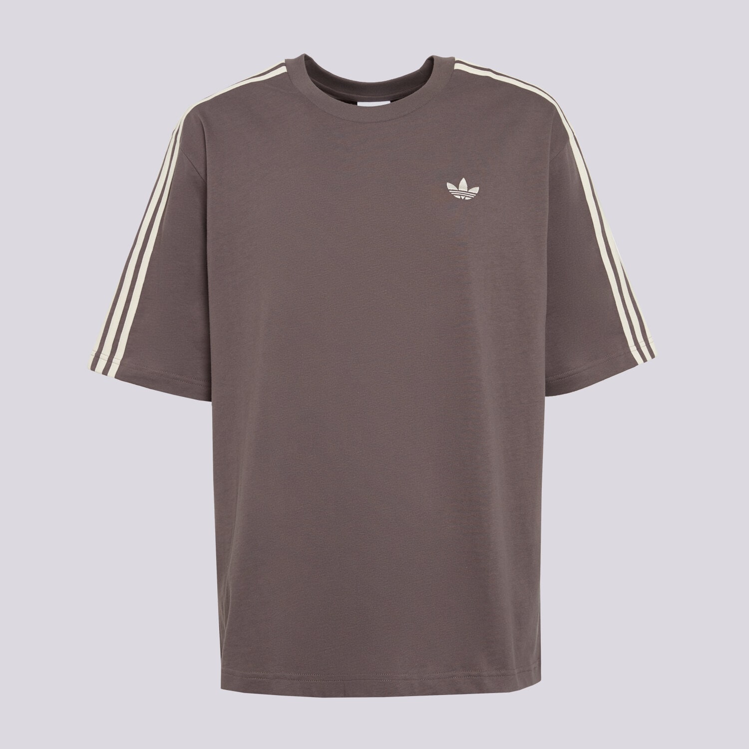 pánské tričko ADIDAS TRIČKO 3S TEE KE1591 HNĚDÁ