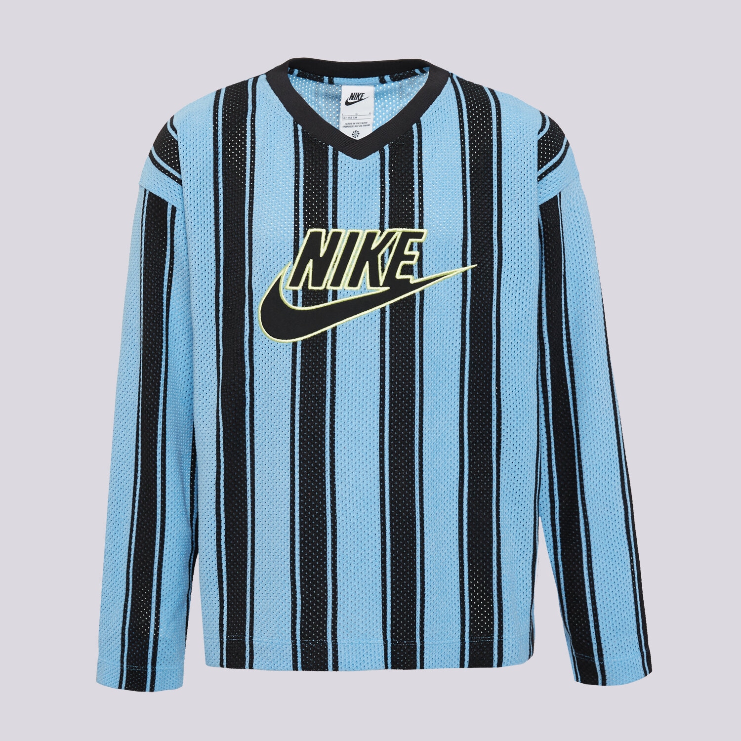 dětské tričko NIKE TRIČKO MESH JERSEY LS TOP BOY IF2304-412 MODRÁ