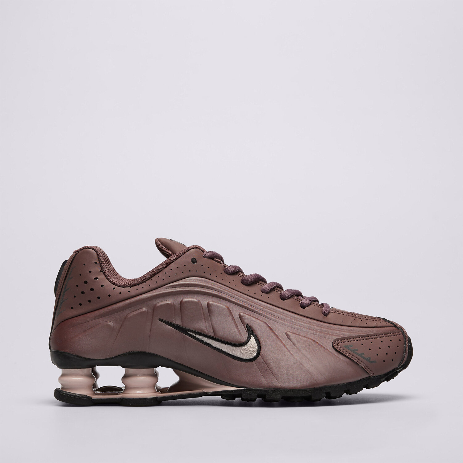 dětské tenisky NIKE SHOX R4 CW2626-500 BORDOVÁ
