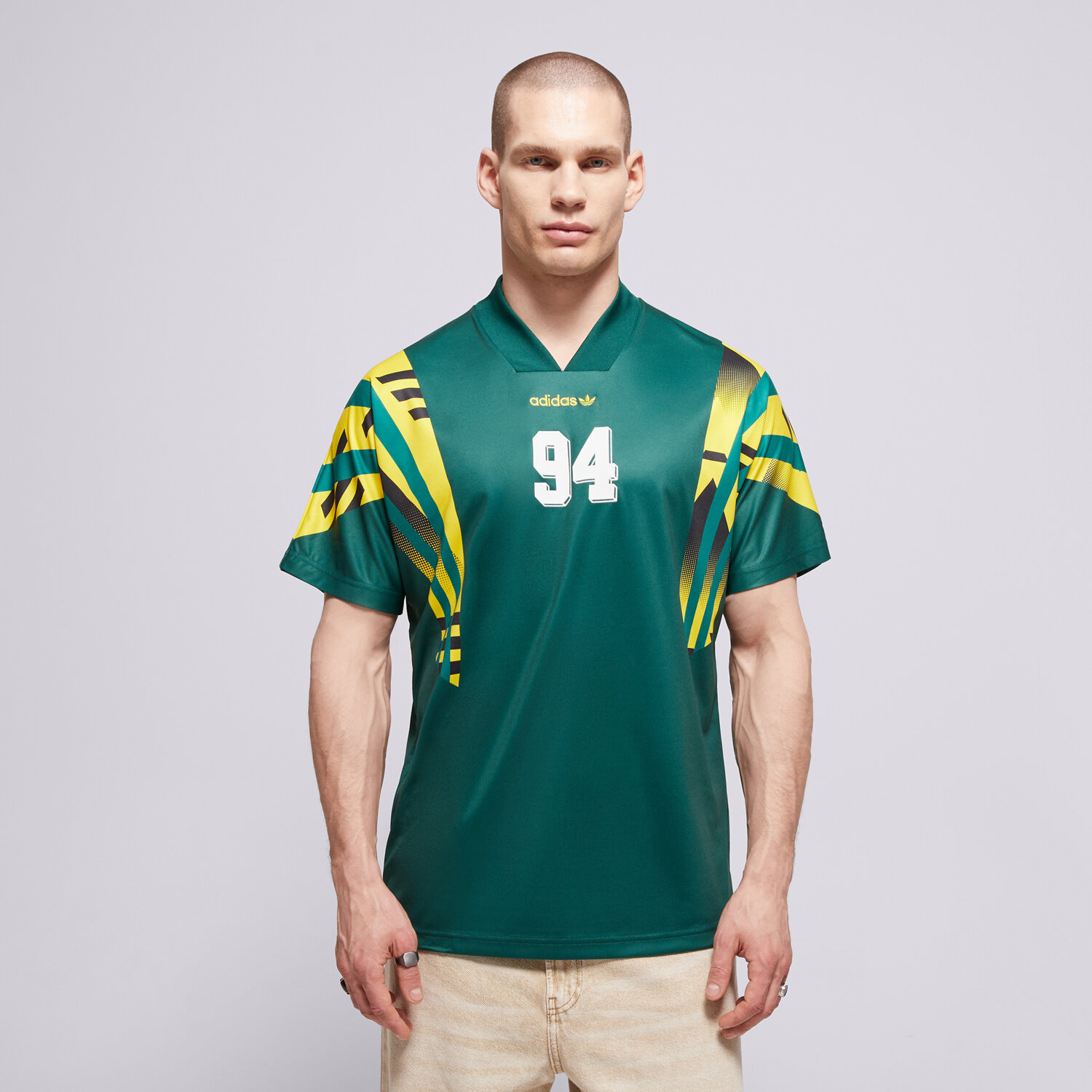 pánské tričko ADIDAS TRIČKO SANTIAGO JSY KS5502 ZELENÁ