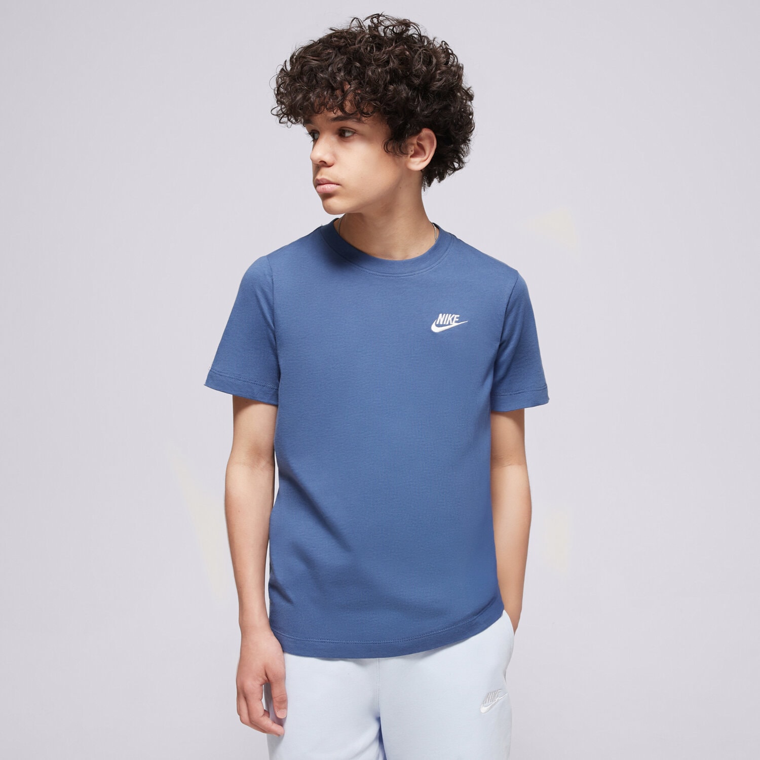 dětské tričko NIKE TRIČKO NSW FUTURA FZ5177-461 MODRÁ