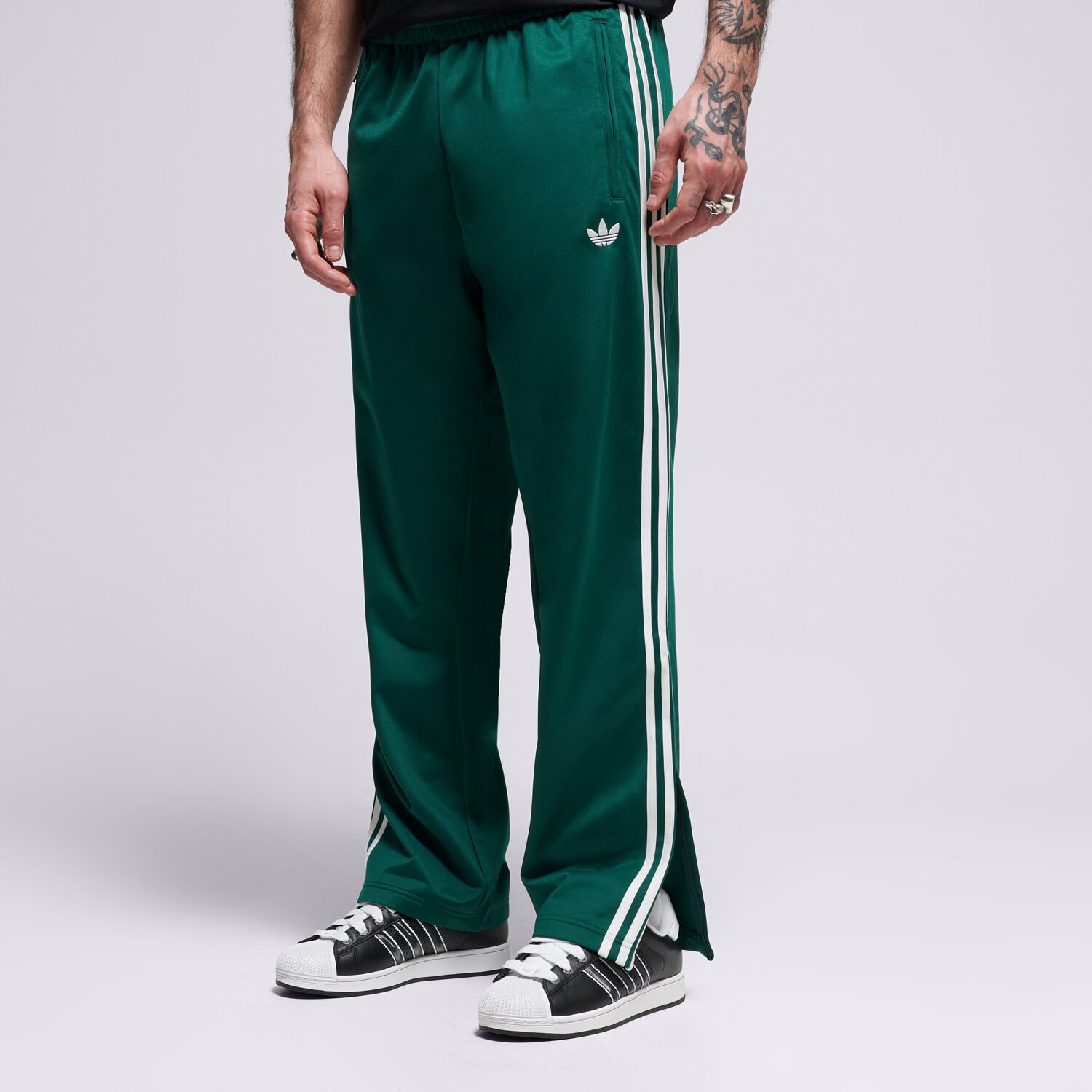 pánské kalhoty ADIDAS KALHOTY  FIREBIRD TP KD8317 ZELENÁ