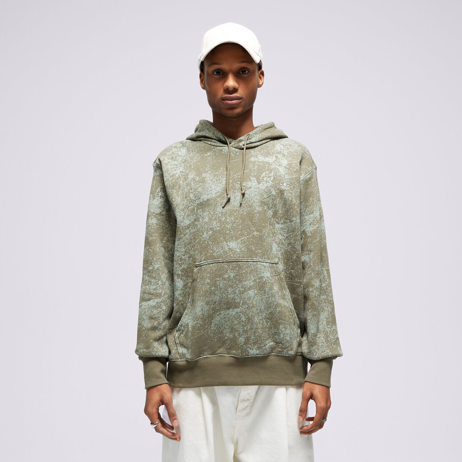 pánská mikina ADIDAS MIKINA S KAPUCÍ ADV GRAPHIC IL5179 KHAKI