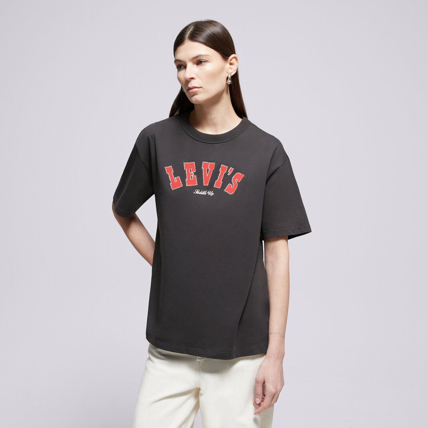 dámské tričko LEVI'S TRIČKO GR TABOR TEE BLACKS 001MX-0022 ČERNÁ