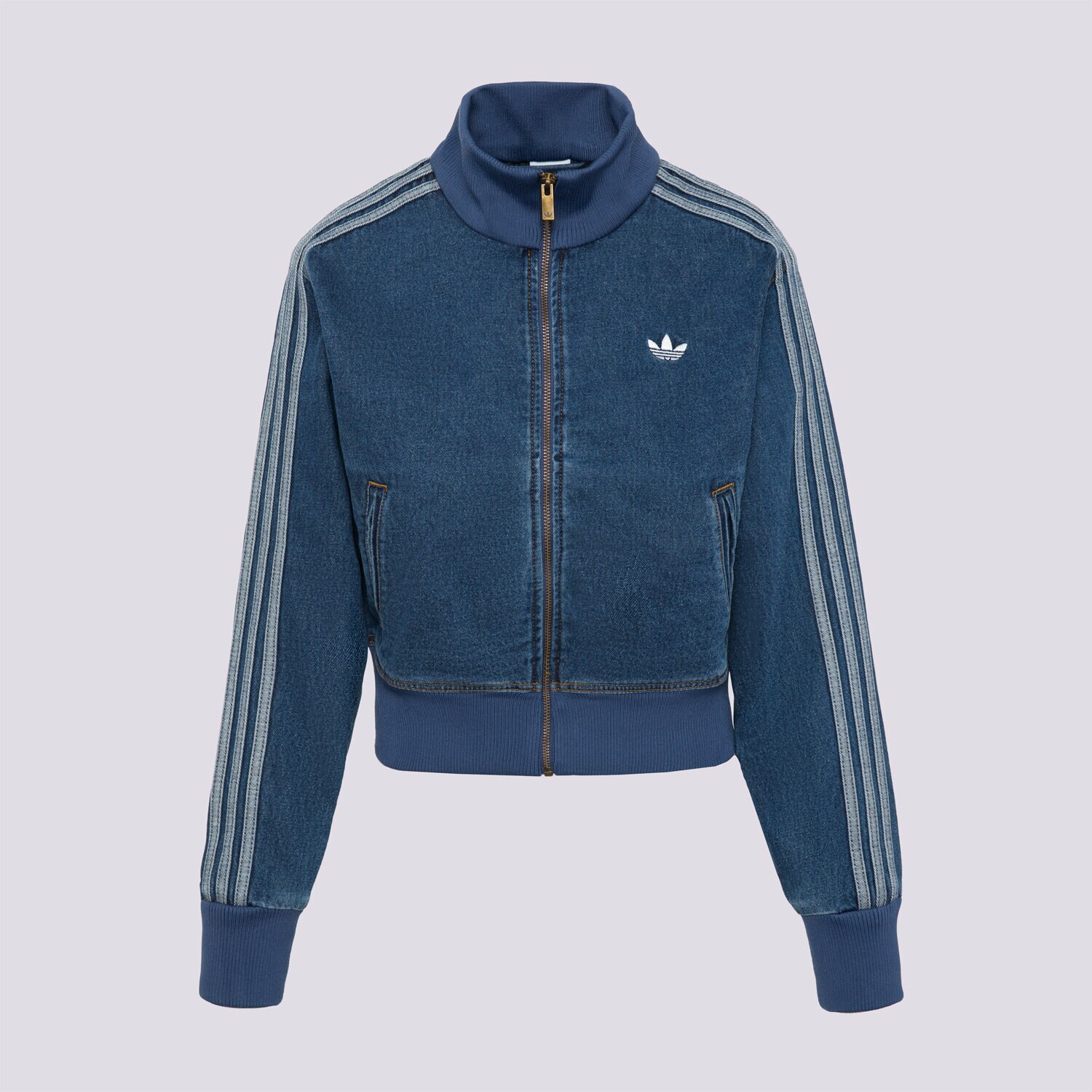 Přechodná bunda dámská (podzimní, jarní) ADIDAS BUNDA FIREBIRD TT D KD2913 MODRÁ