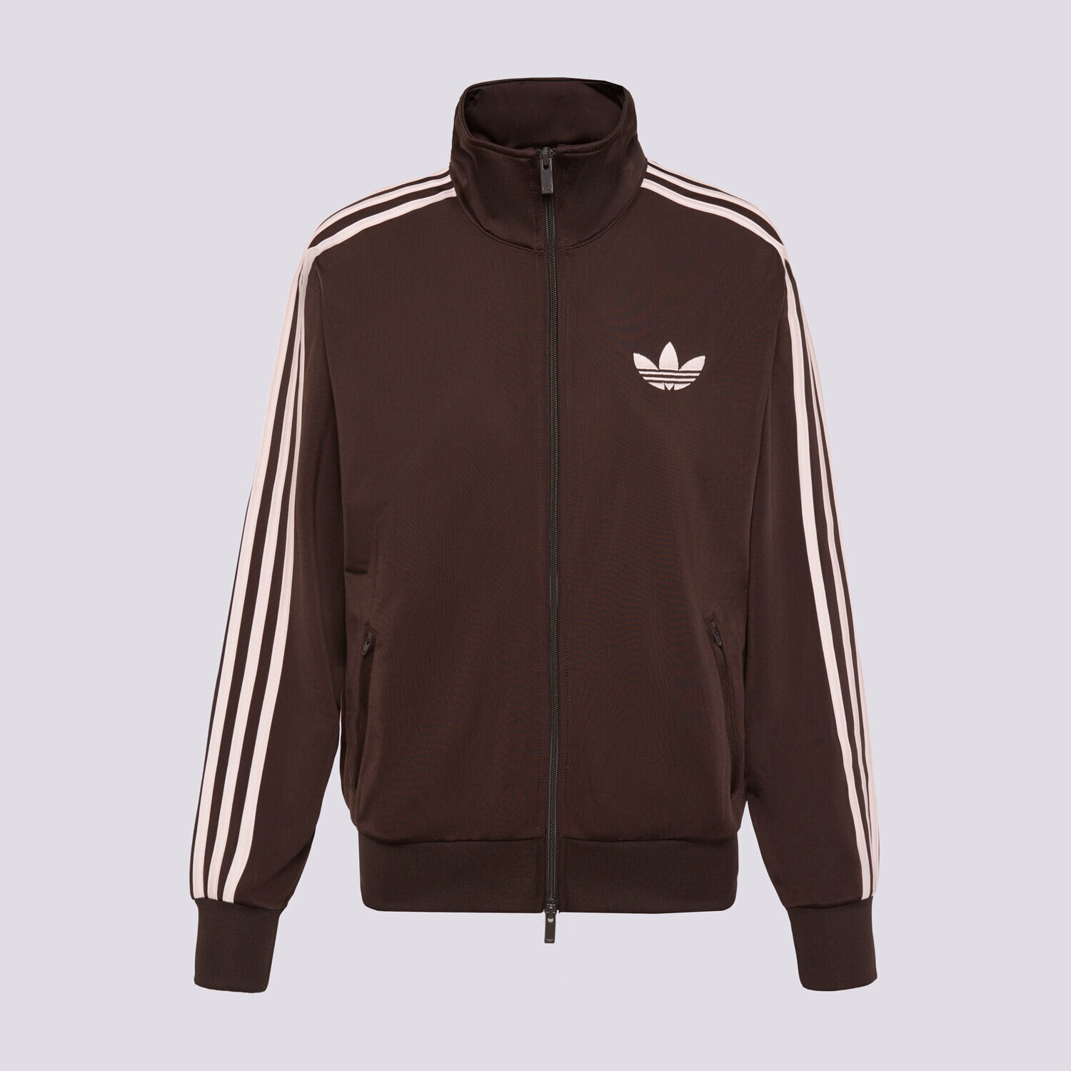 dámská mikina ADIDAS MIKINA ROZEPÍNACÍ FB TT LOOSE KD1331 HNĚDÁ