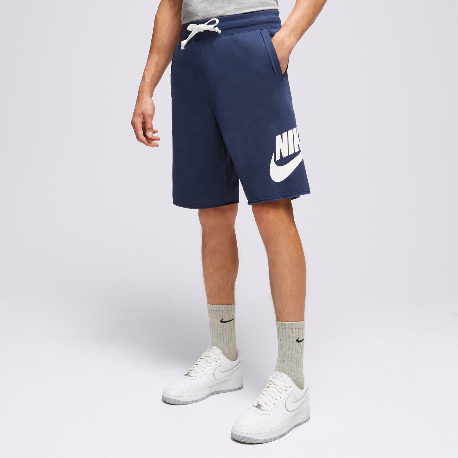 pánské kraťasy NIKE ŠORTKY  SPORTSWEAR ESSENTIALS DM6817-410 TMAVOMODRÁ