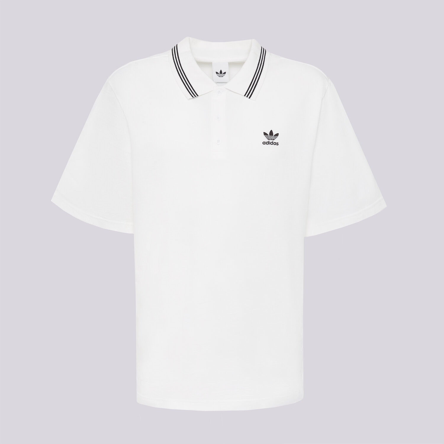 pánské polo tričko ADIDAS TRIČKO LOOSE TRIČKO JW5898 BÍLÁ