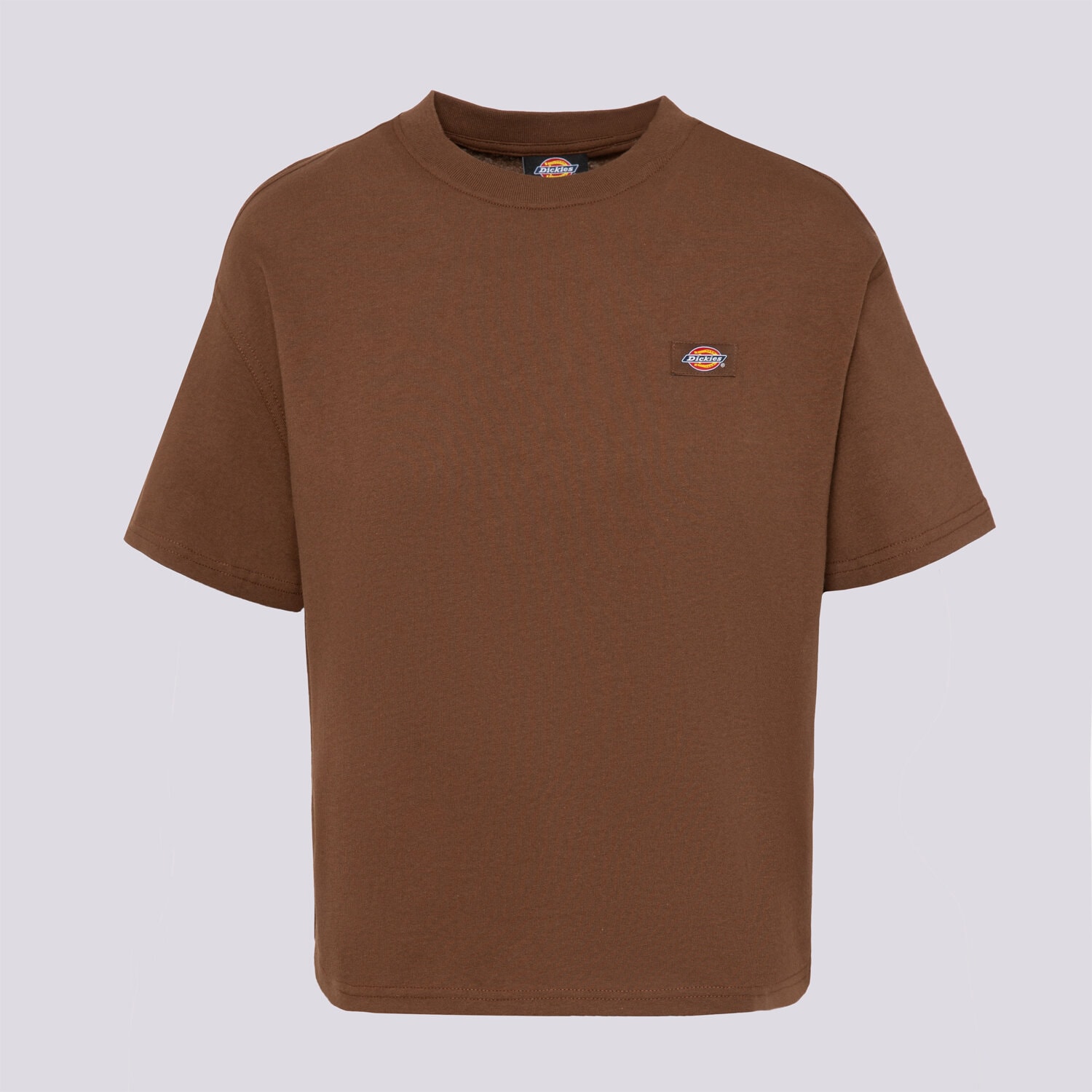 dámské tričko DICKIES TRIČKO OAKPORT BOXY SS TEE DK0A4Y8L0TB1 HNĚDÁ