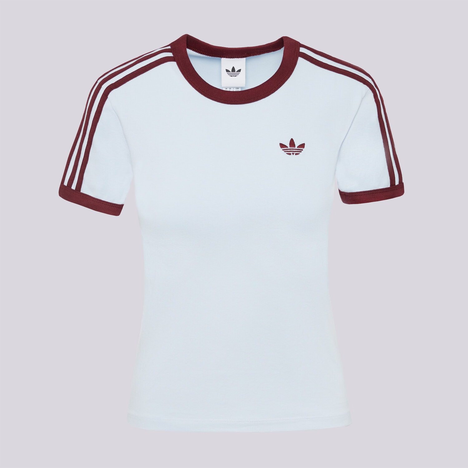 dámské tričko ADIDAS TRIČKO 3S TEE SLIM KD3684 MODRÁ