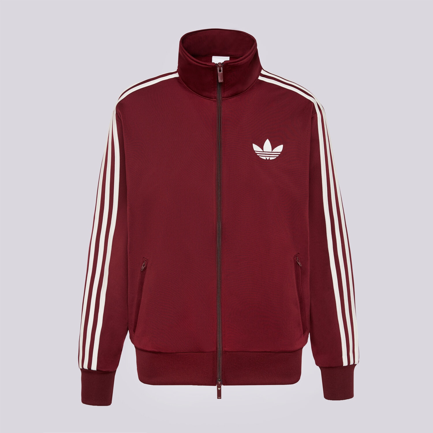 dámská mikina ADIDAS MIKINA ROZEPÍNACÍ FB TT LOOSE KD1326 BORDOVÁ