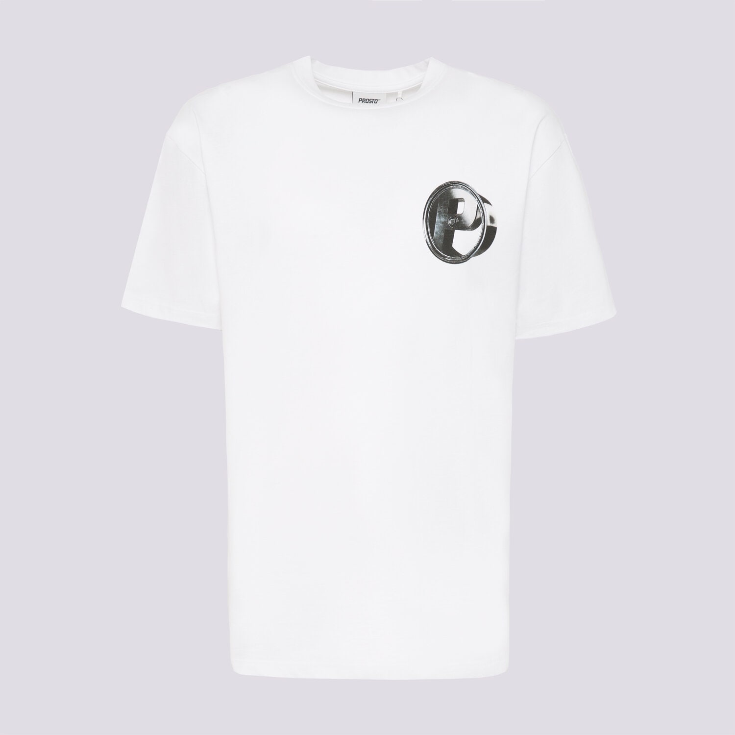 pánské tričko PROSTO TRIČKO P RIM WHITE KL261MTEE1162 BÍLÁ