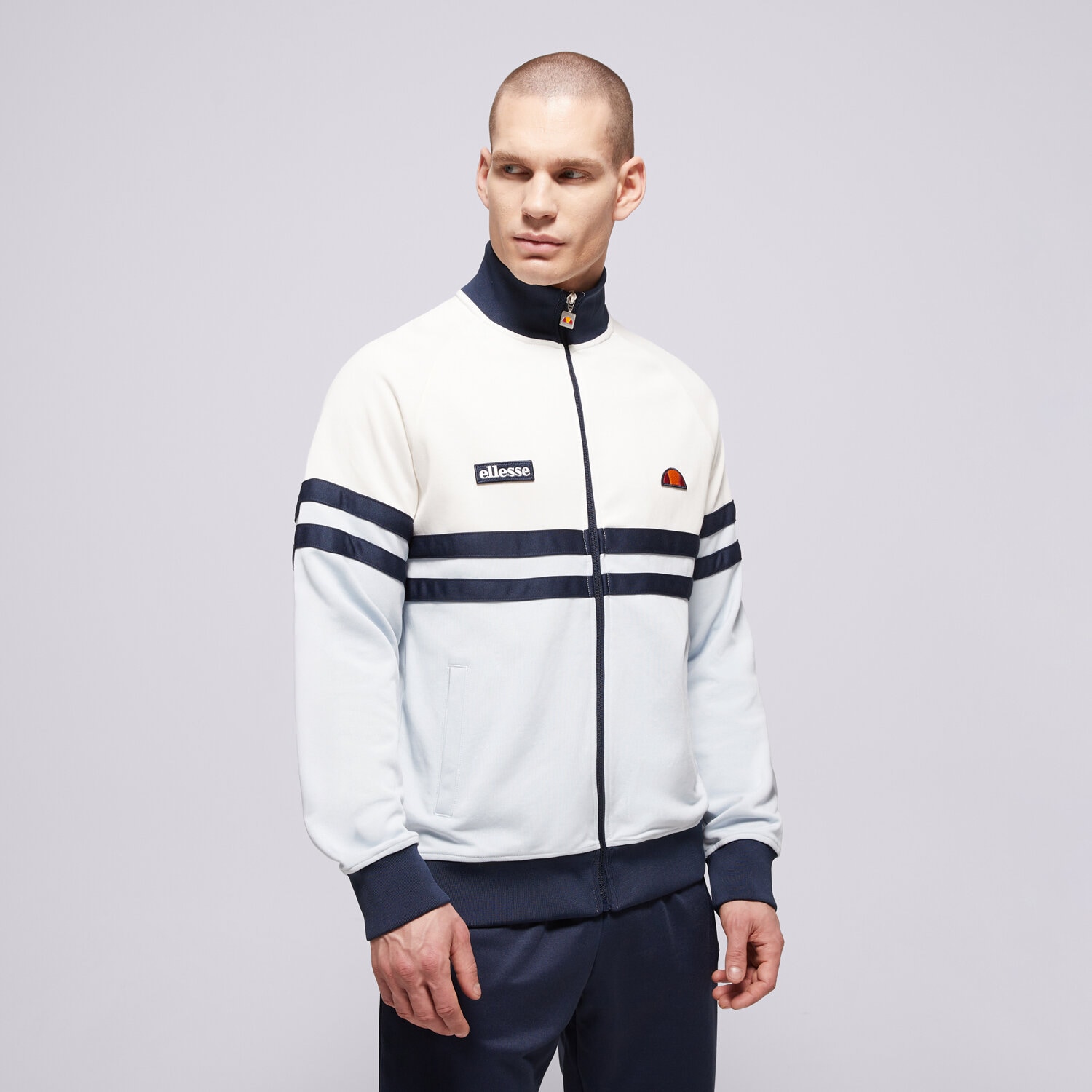 pánská mikina ELLESSE MIKINA ROZEPÍNACÍ RIMINI TRACK JACKET SHB00892933 VÍCEBAREVNÁ