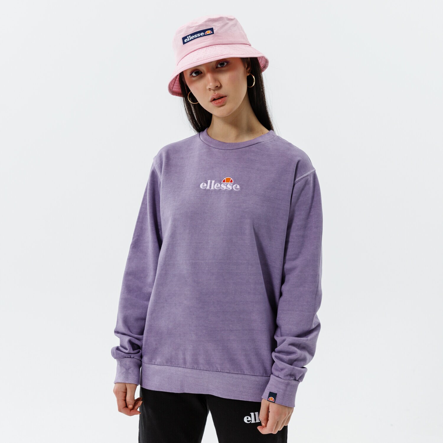 dámská mikina ELLESSE MIKINA SAPPAN SWEATSHIRT PRPL SGK13149305 FIALOVÁ