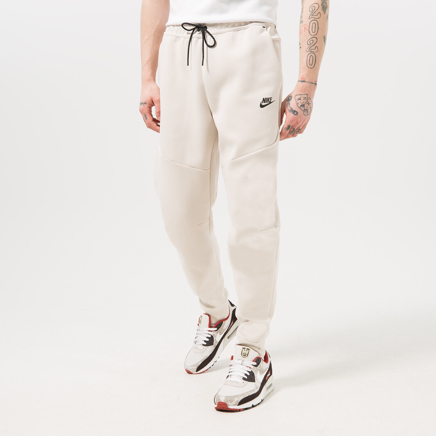 pánské kalhoty NIKE KALHOTY  DV0538 DV0538-104 BÍLÁ