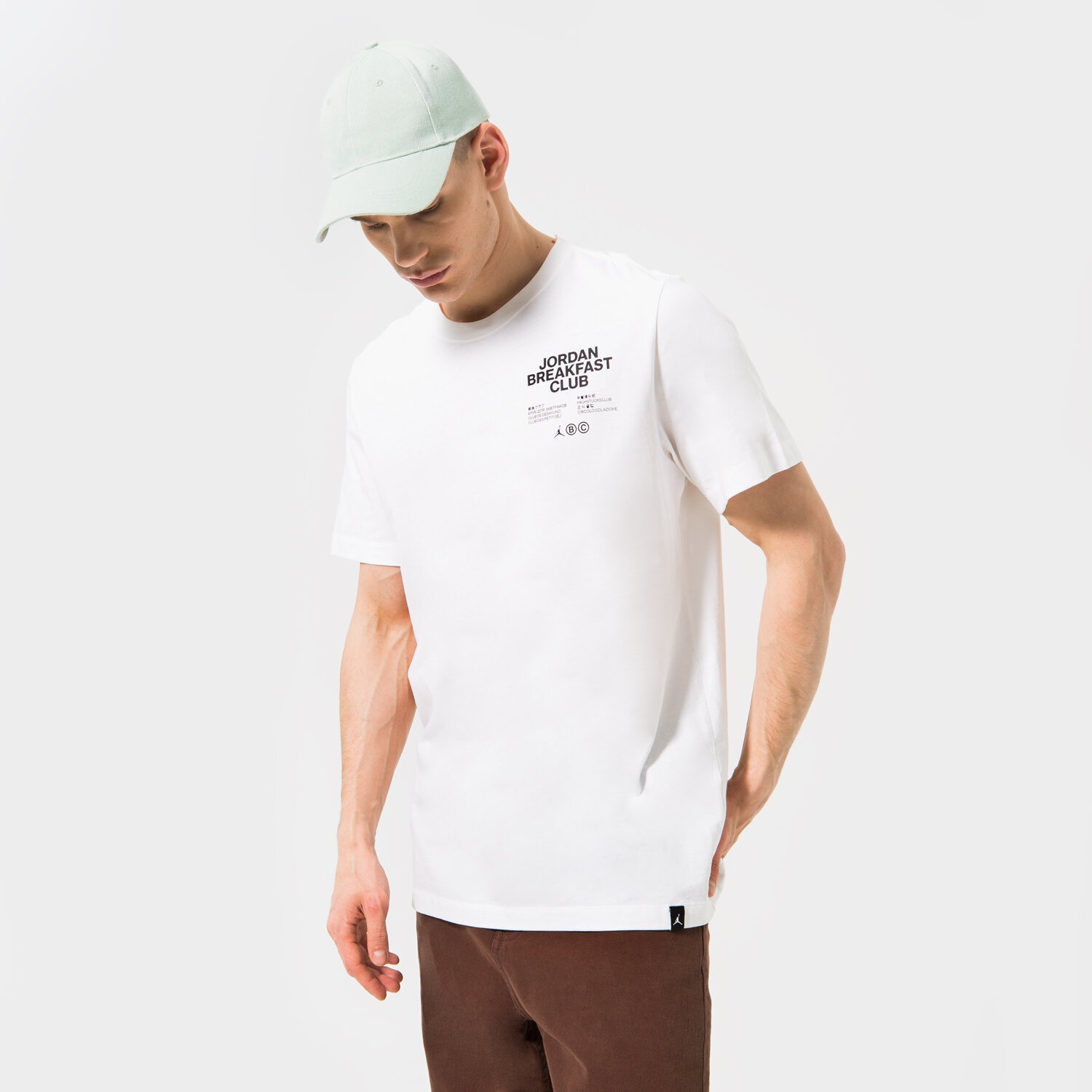 pánské tričko JORDAN TRIČKO M J DF SPRT BC SS GX CREW DQ7384-100 BÍLÁ