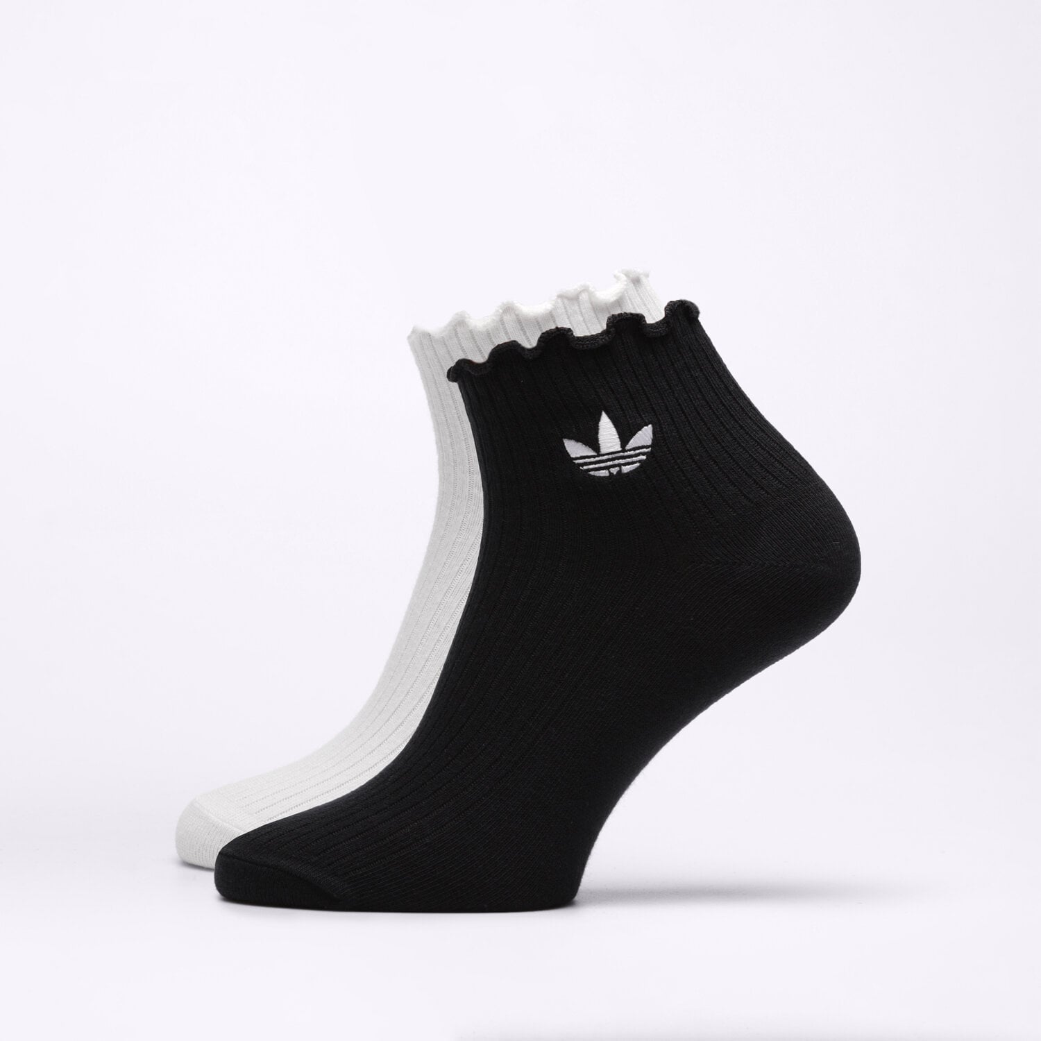 dámské ponožky ADIDAS PONOŽKY RUFFLE 1/4 S 2P KD8367 VÍCEBAREVNÁ