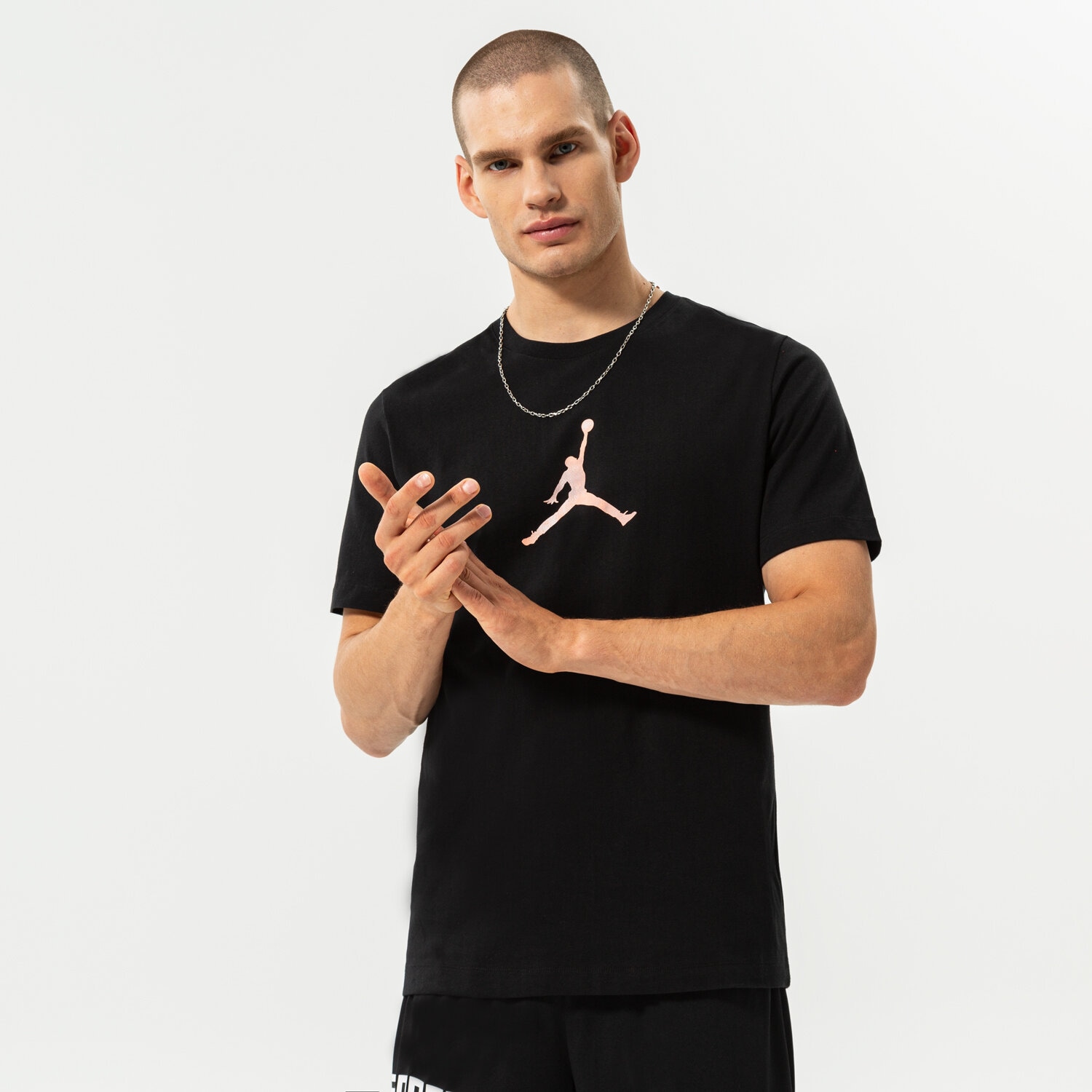 pánské tričko JORDAN TRIČKO M J SPRT DNA 23 SS CREW DO8898-010 ČERNÁ
