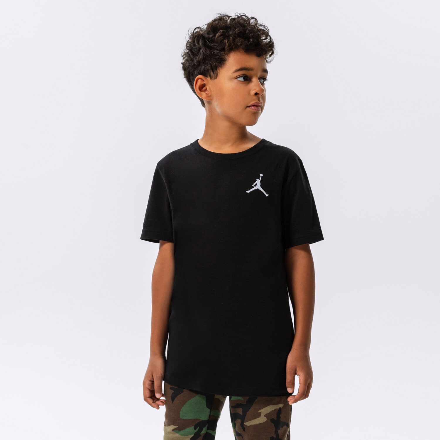 dětské tričko JORDAN TRIČKO JUMPMAN AIR EMB BOY 95A873-023 ČERNÁ