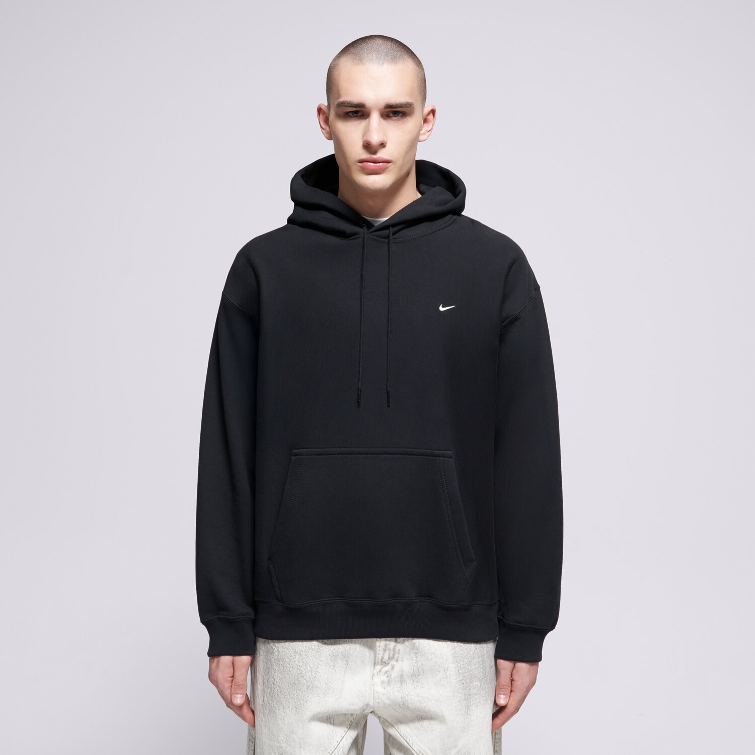 pánská mikina NIKE MIKINA S KAPUCÍ M NL SOLO SWSH BB PO HOODIE HV1082-010 ČERNÁ