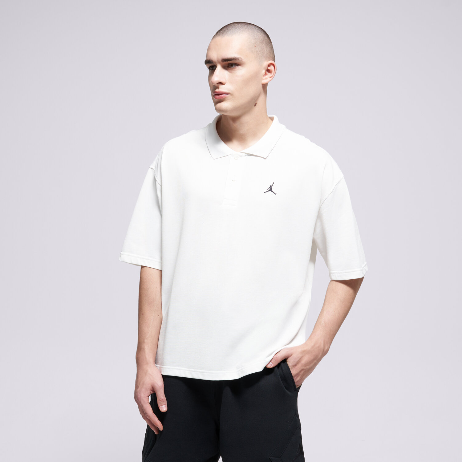 pánské polo tričko JORDAN TRIČKO M J BRK TRIČKO TOP IB1041-100 BÍLÁ