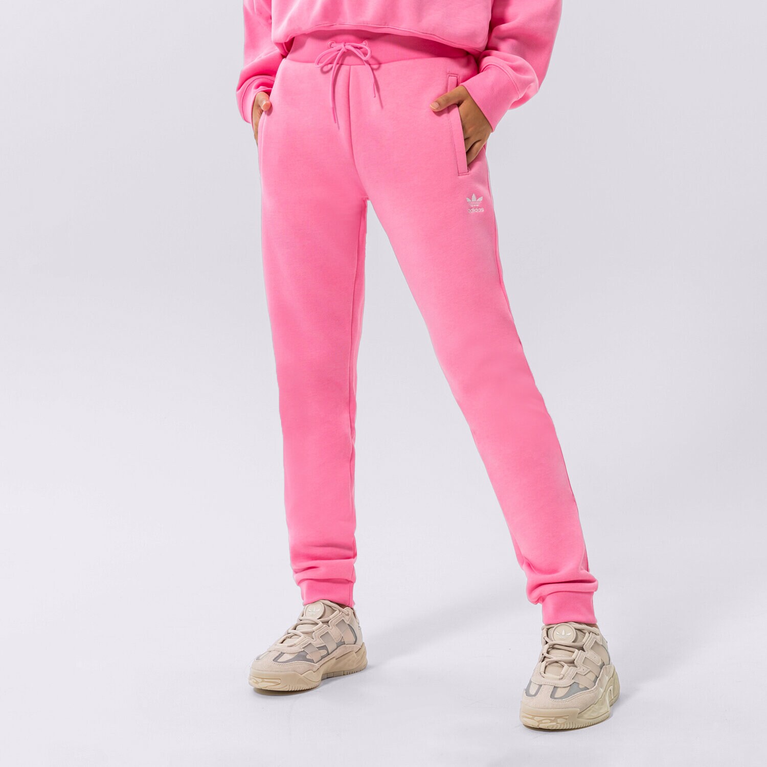 dámské kalhoty ADIDAS KALHOTY  TRACK PANT HJ7848 RŮŽOVÁ