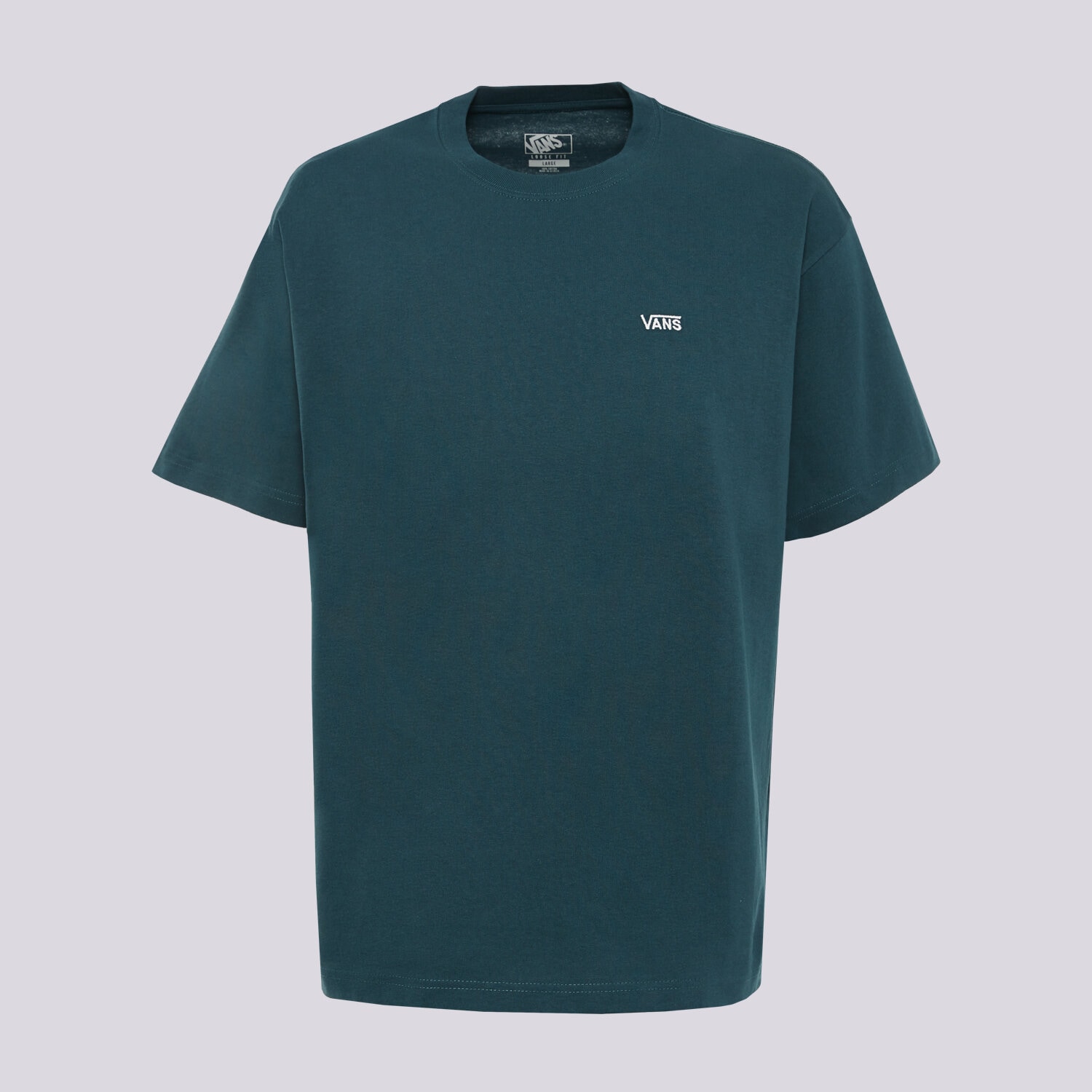 pánské tričko VANS TRIČKO LEFT CHEST II LOOSE SS VN000P1PFRJ1 TMAVOMODRÁ