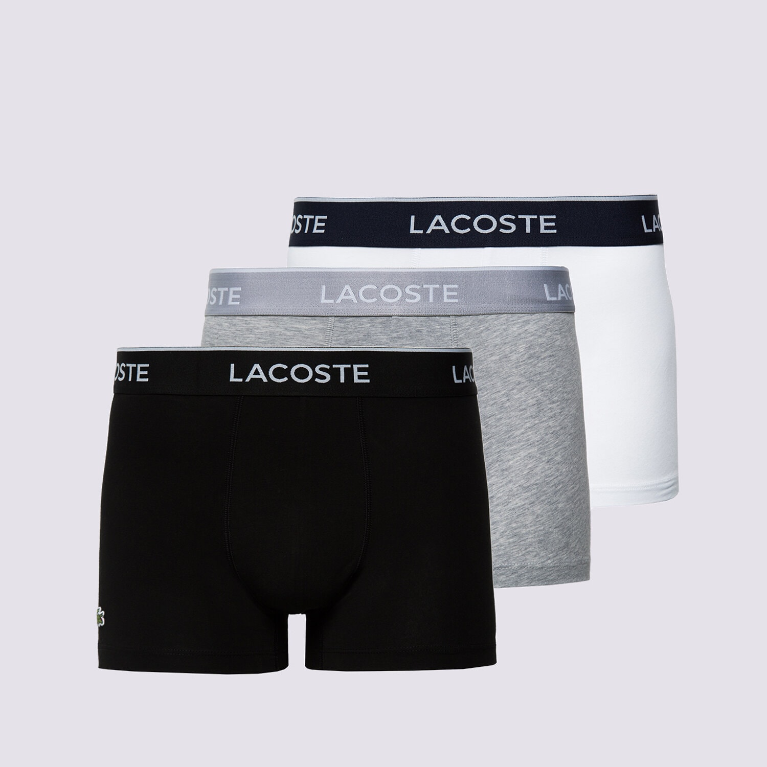 pánské spodní prádlo LACOSTE 3 PACK BOXER SHORTS 5H3389NUA VÍCEBAREVNÁ