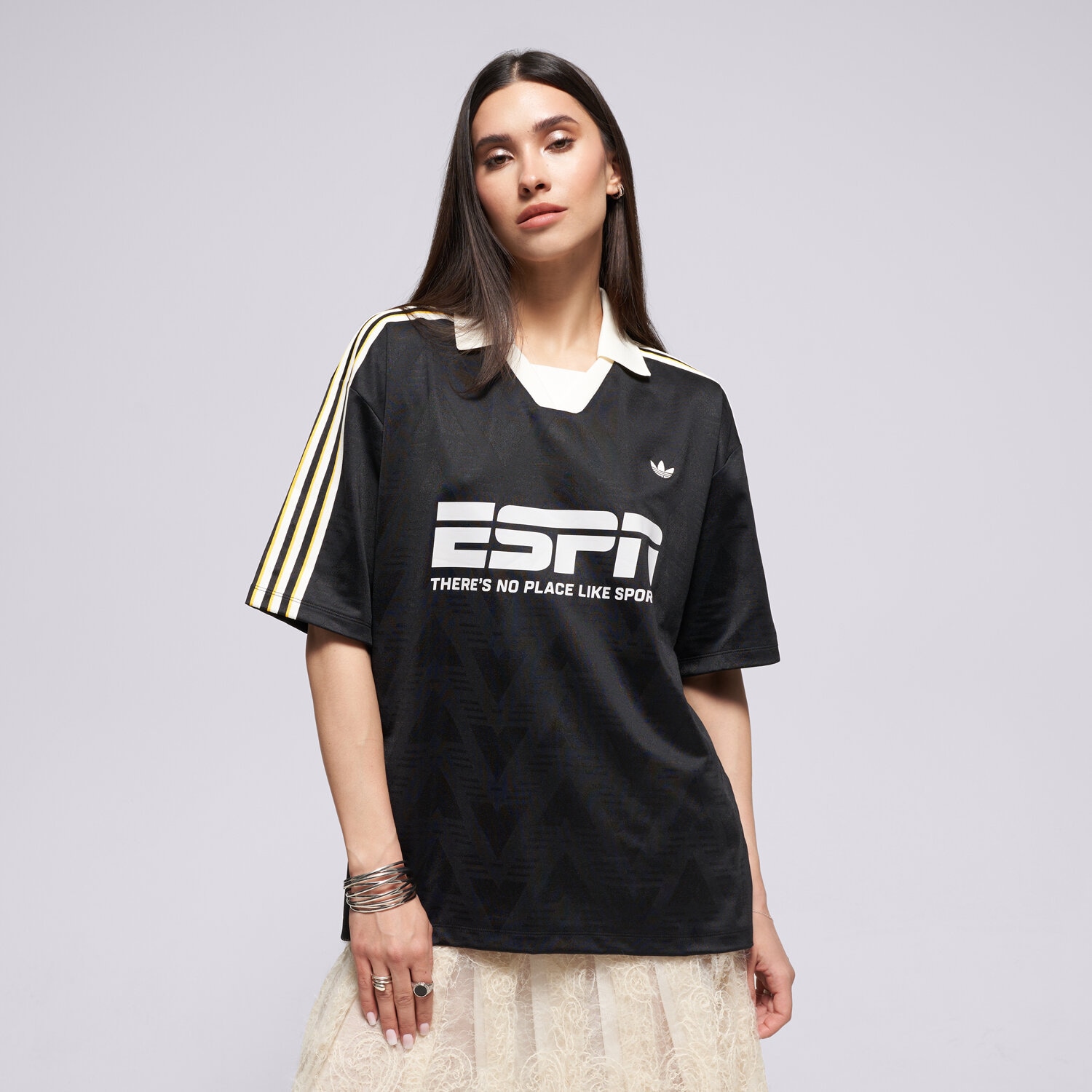 dámské tričko ADIDAS TRIČKO FOOTBALL JERSEY KC9107 ČERNÁ