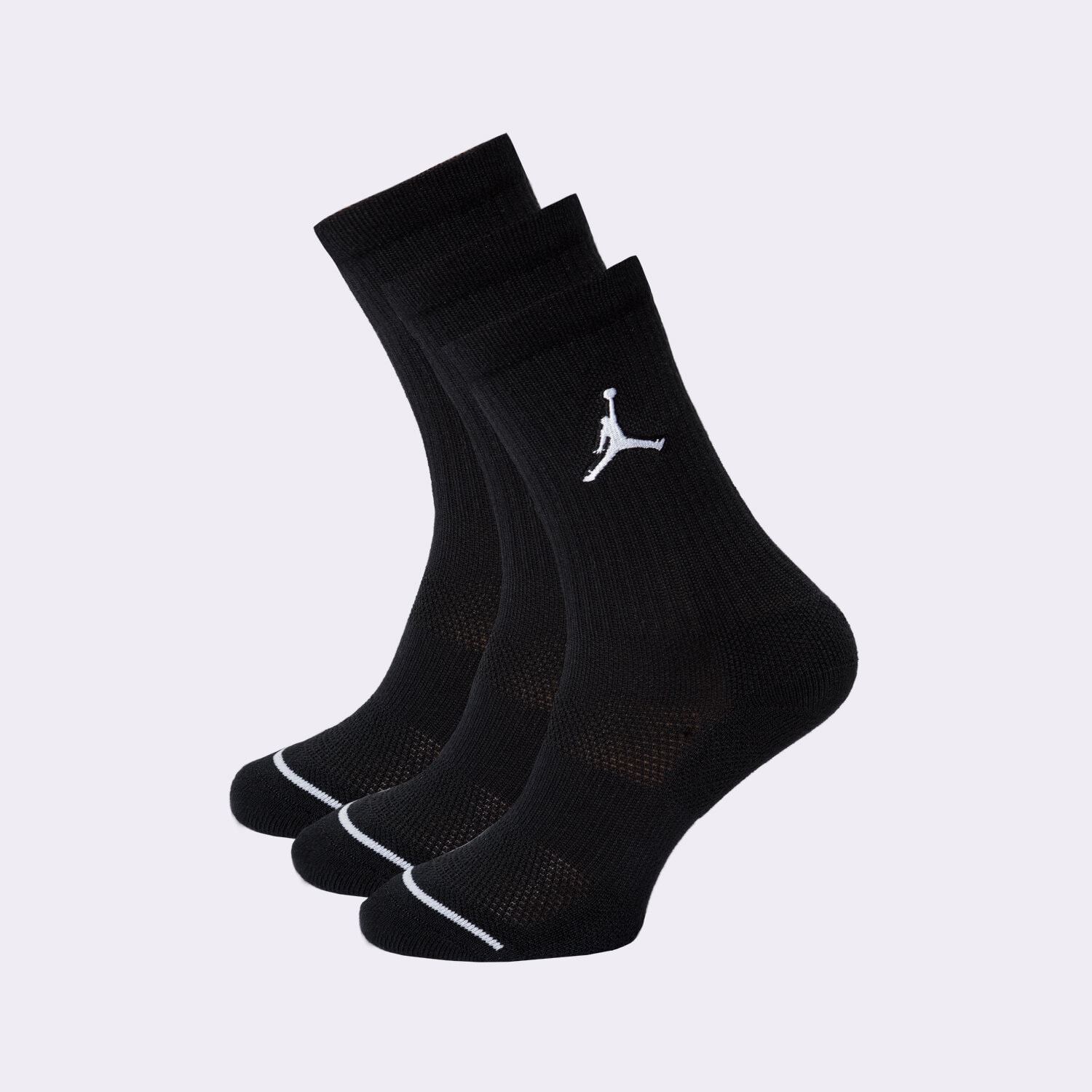 dámské ponožky JORDAN PONOŽKY 3 PACK CREW SOCKS CREW SOCKS (3 PACK) SX5545-013 ČERNÁ