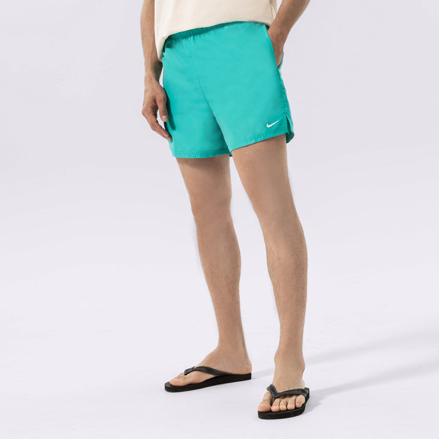 pánské kraťasy NIKESWIM ŠORTKY  ESSENTIAL 5" NESSA560-339 ZELENÁ