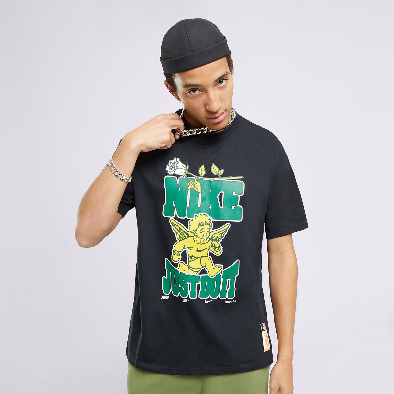 pánské tričko NIKE TRIČKO NIKE SPORTWEAR FD1322-010 ČERNÁ