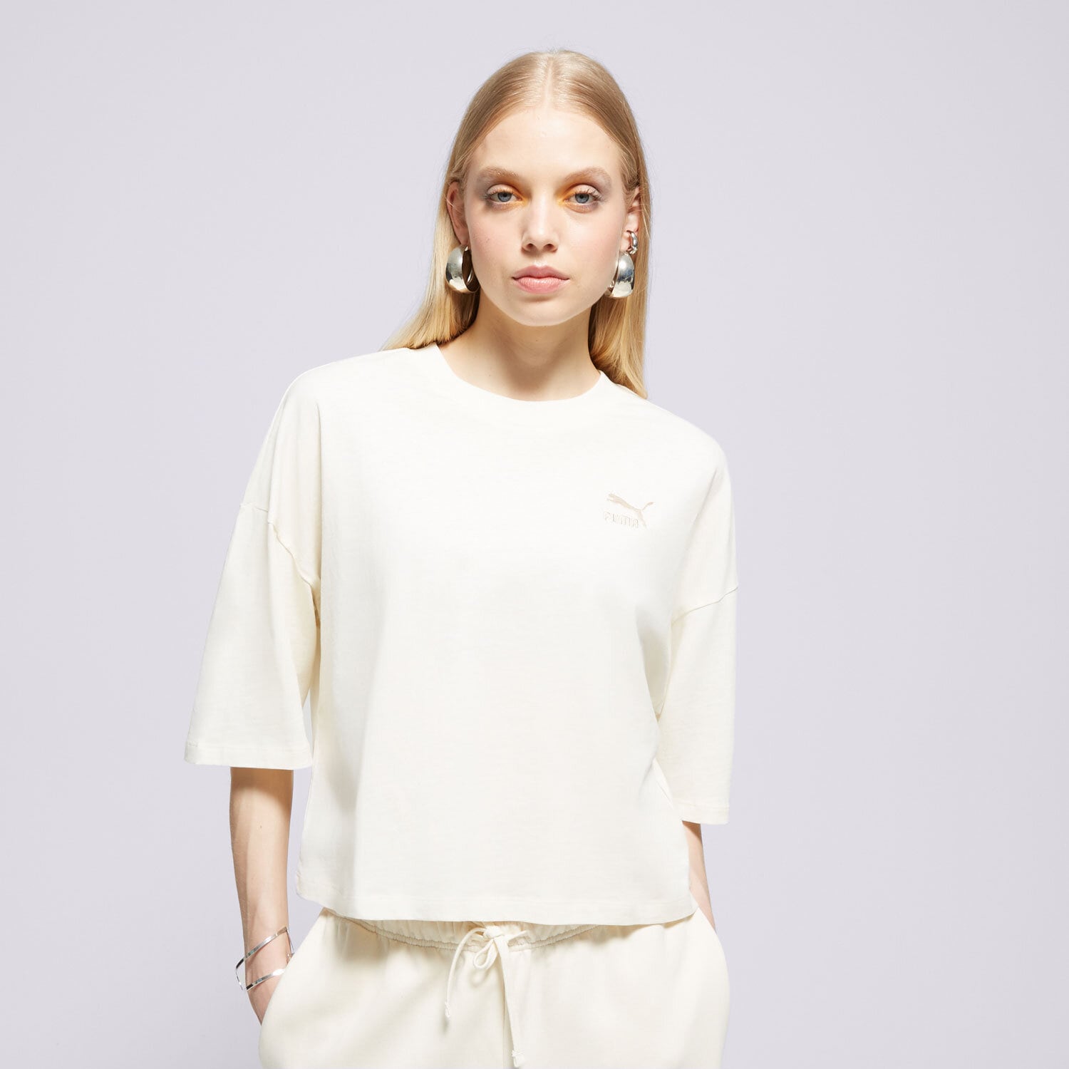 dámské tričko PUMA TRIČKO BETTER CLASSICS OVERSIZED 62422699 BÉŽOVÁ