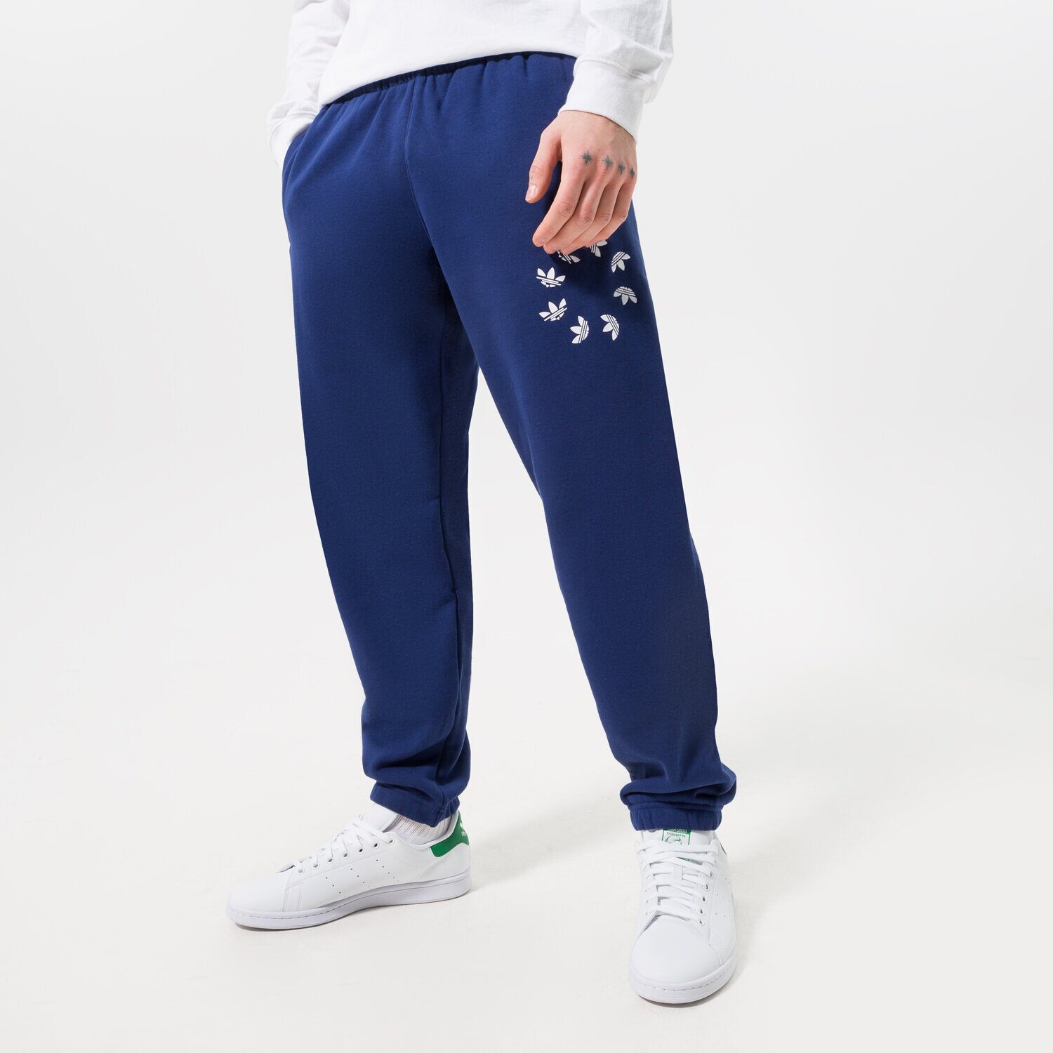pánské kalhoty ADIDAS KALHOTY  H37727 H37727 TMAVOMODRÁ