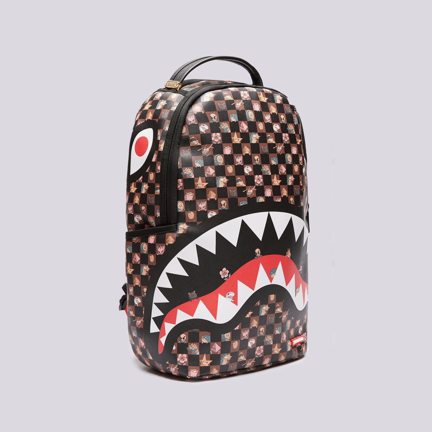 dámský batoh SPRAYGROUND BATOH PEEKING CHARACTER CHECK BACKPACK 910B8768NSZ VÍCEBAREVNÁ