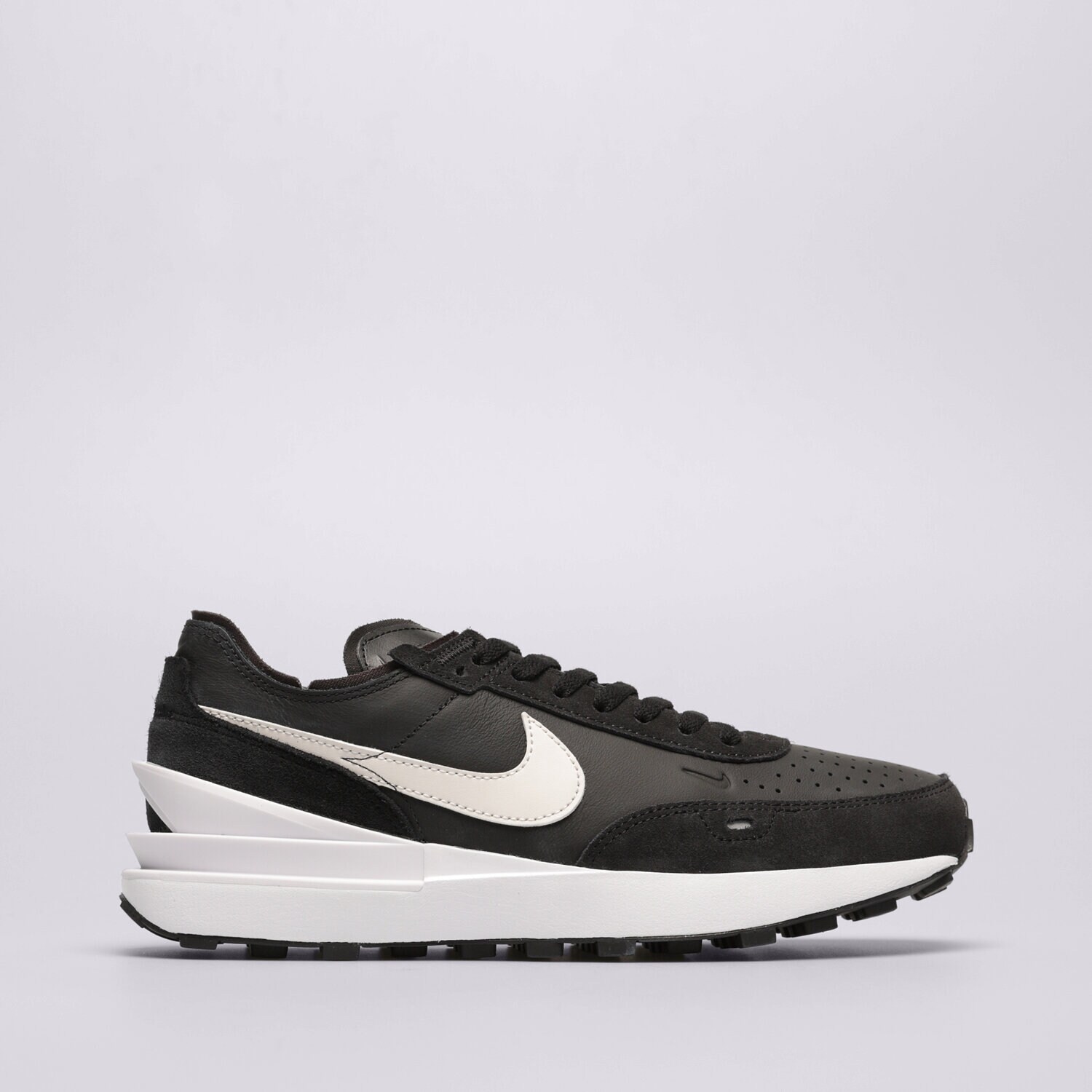 pánské tenisky NIKE WAFFLE ONE LEATHER DX9428-001 ČERNÁ
