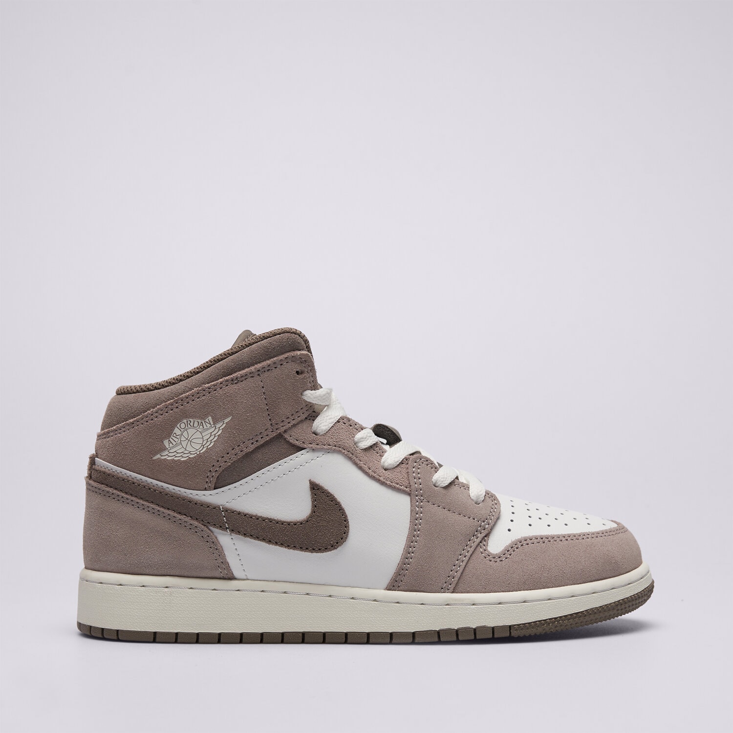 dětské tenisky AIR JORDAN 1 MID BG DQ8423-003 BÍLÁ