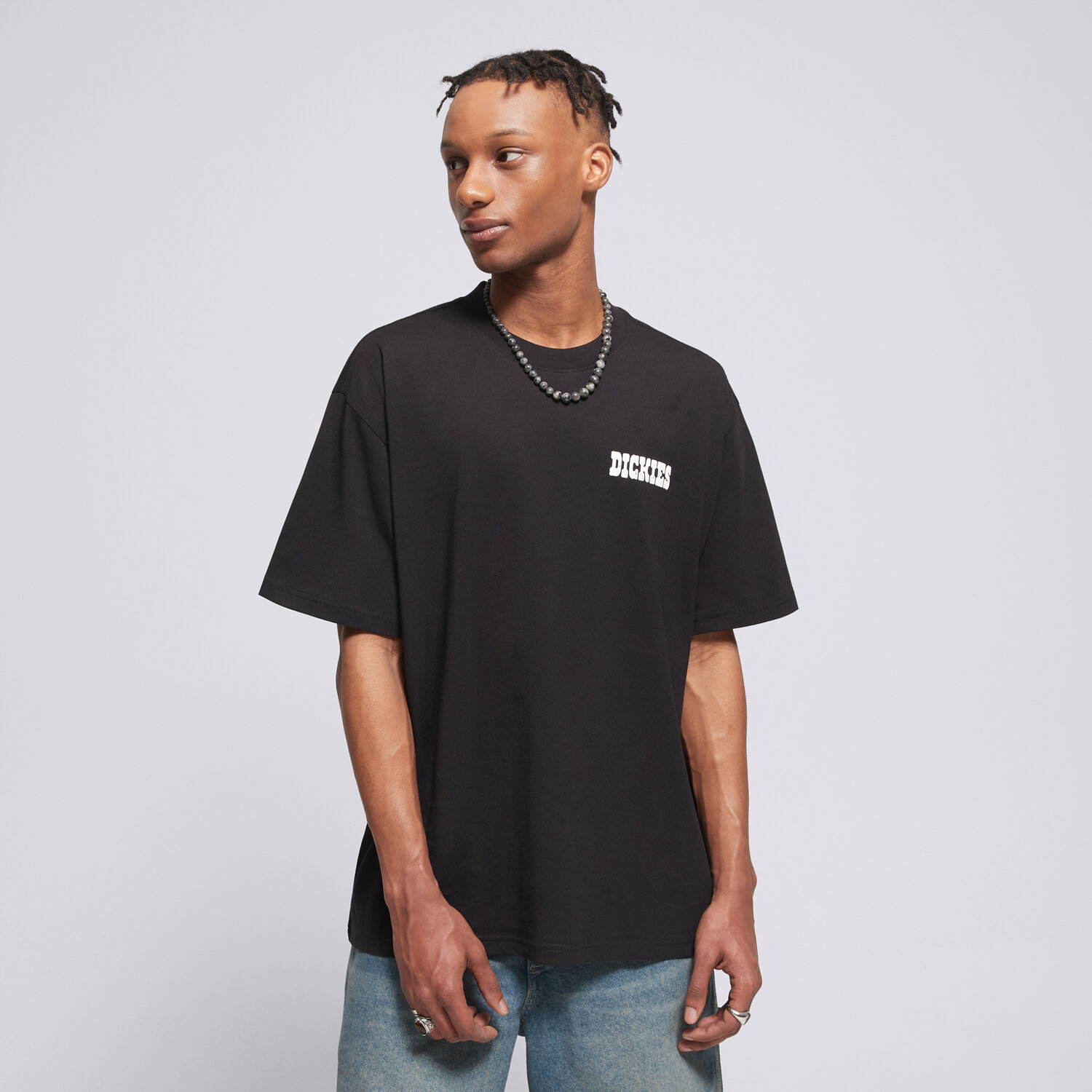 pánské tričko DICKIES TRIČKO PLAIN CITY SS TEE DK0A88JIBLK1 ČERNÁ