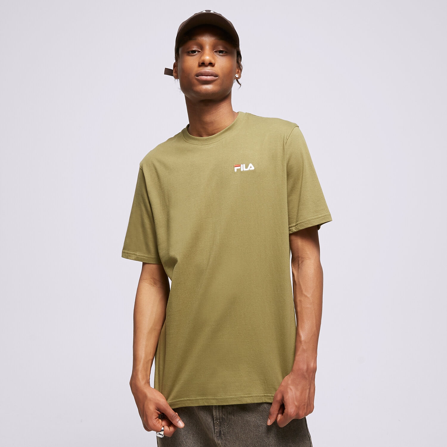 pánské tričko FILA TRIČKO DRINGO SS23SPM229527 ZELENÁ