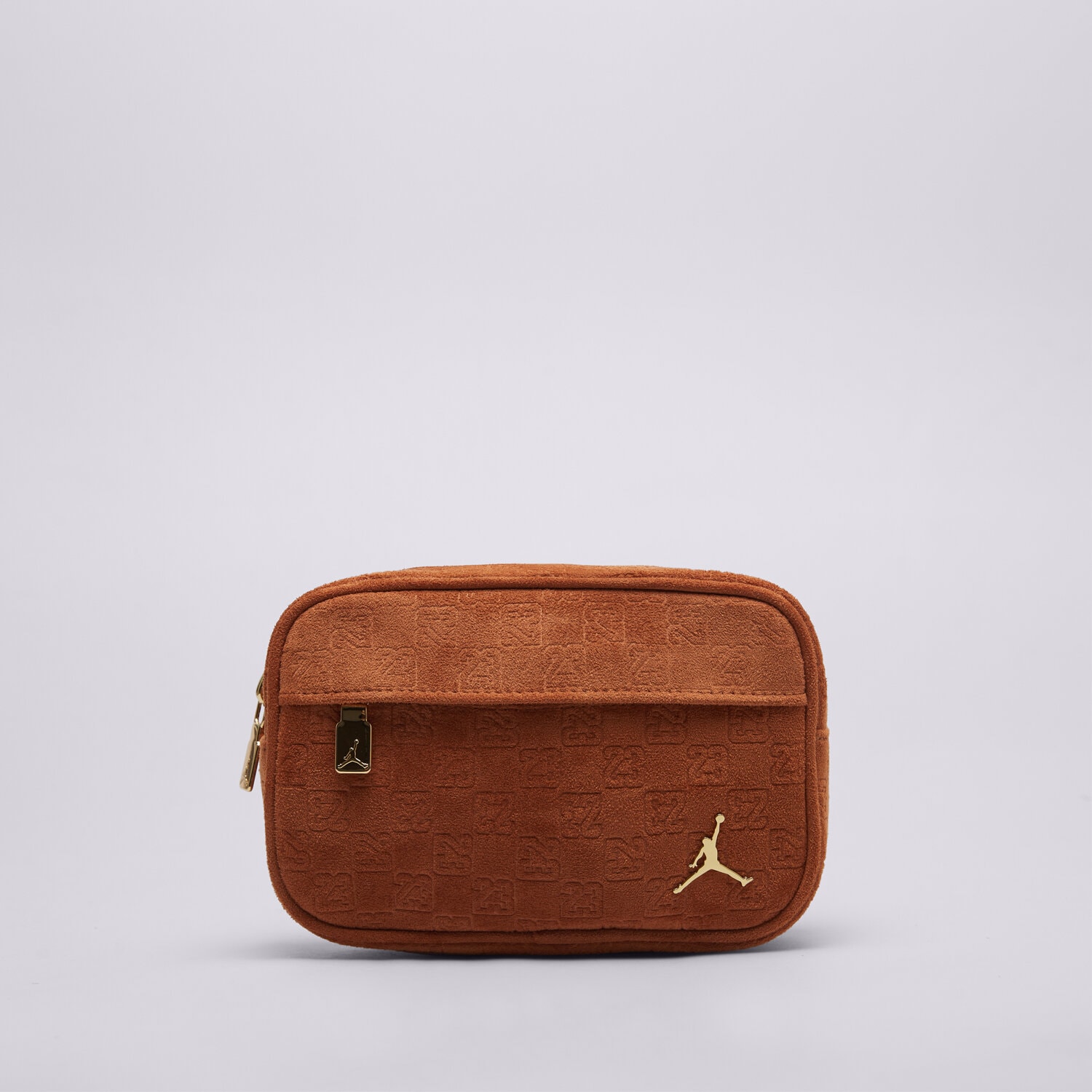 dámská taška JORDAN TAŠKA JAM SUEDE MONOGRAM CAMERA BAG MA9207-X6X HNĚDÁ