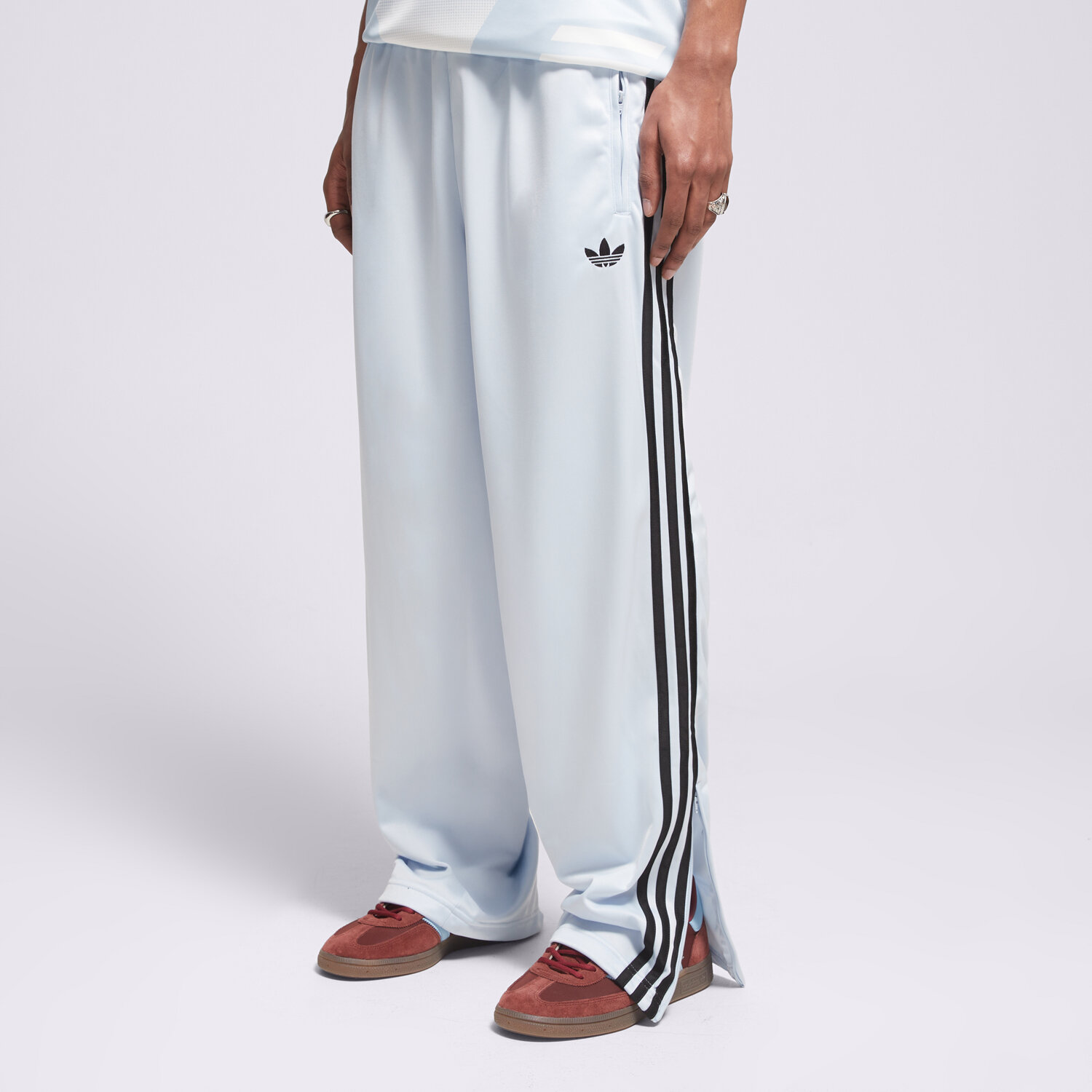pánské kalhoty ADIDAS KALHOTY  FIREBIRD TP KC8010 MODRÁ