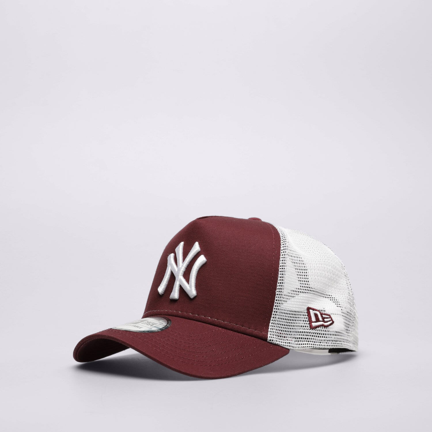 pánská kšiltovka NEW ERA ČEPICE LEAGUE ESS 9FORTY TRUCKER NYY MRN NEW YORK YA 12523895 BORDOVÁ