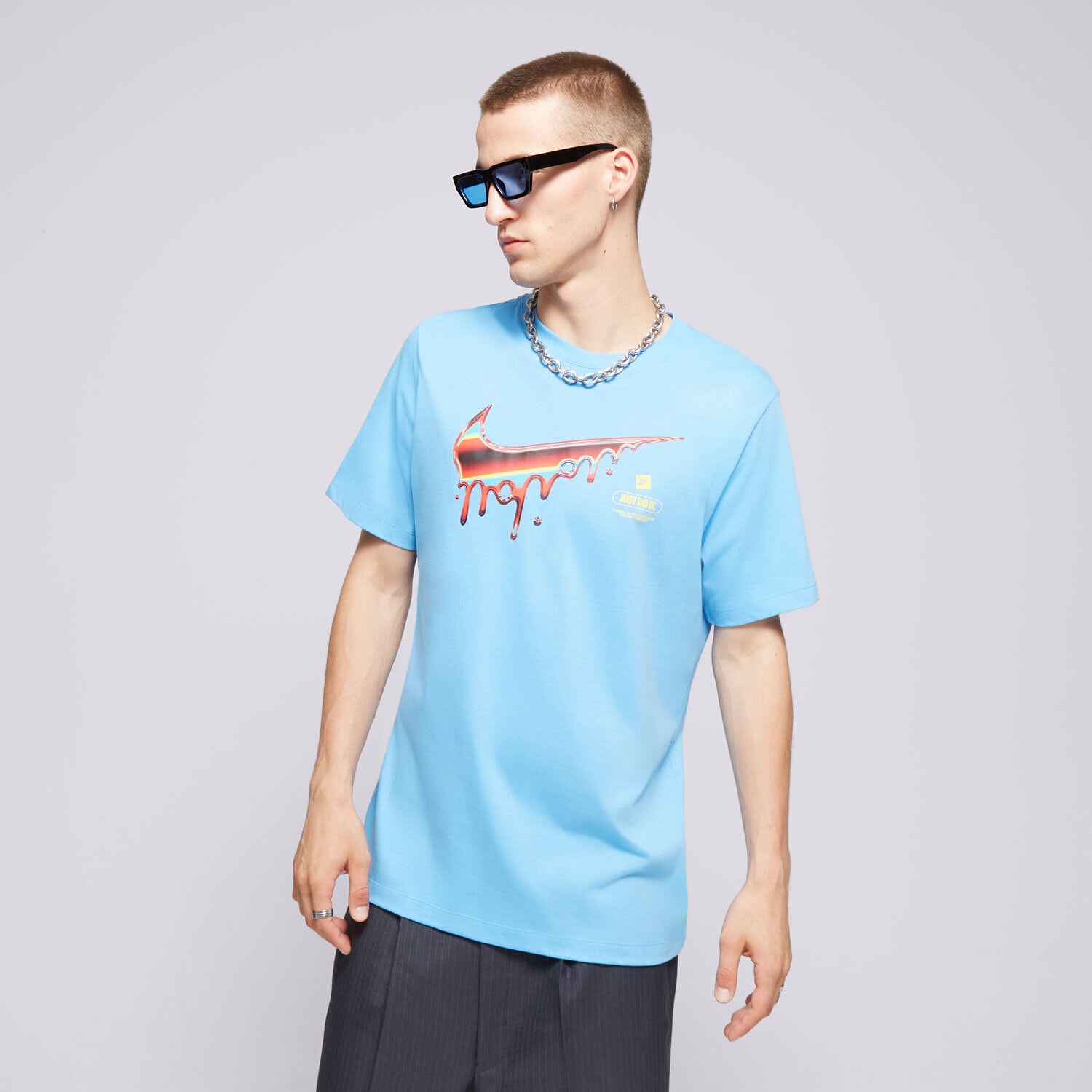 pánské tričko NIKE TRIČKO HEATWAVE DRIP TEE BLUE TEE HJ5464-412 MODRÁ