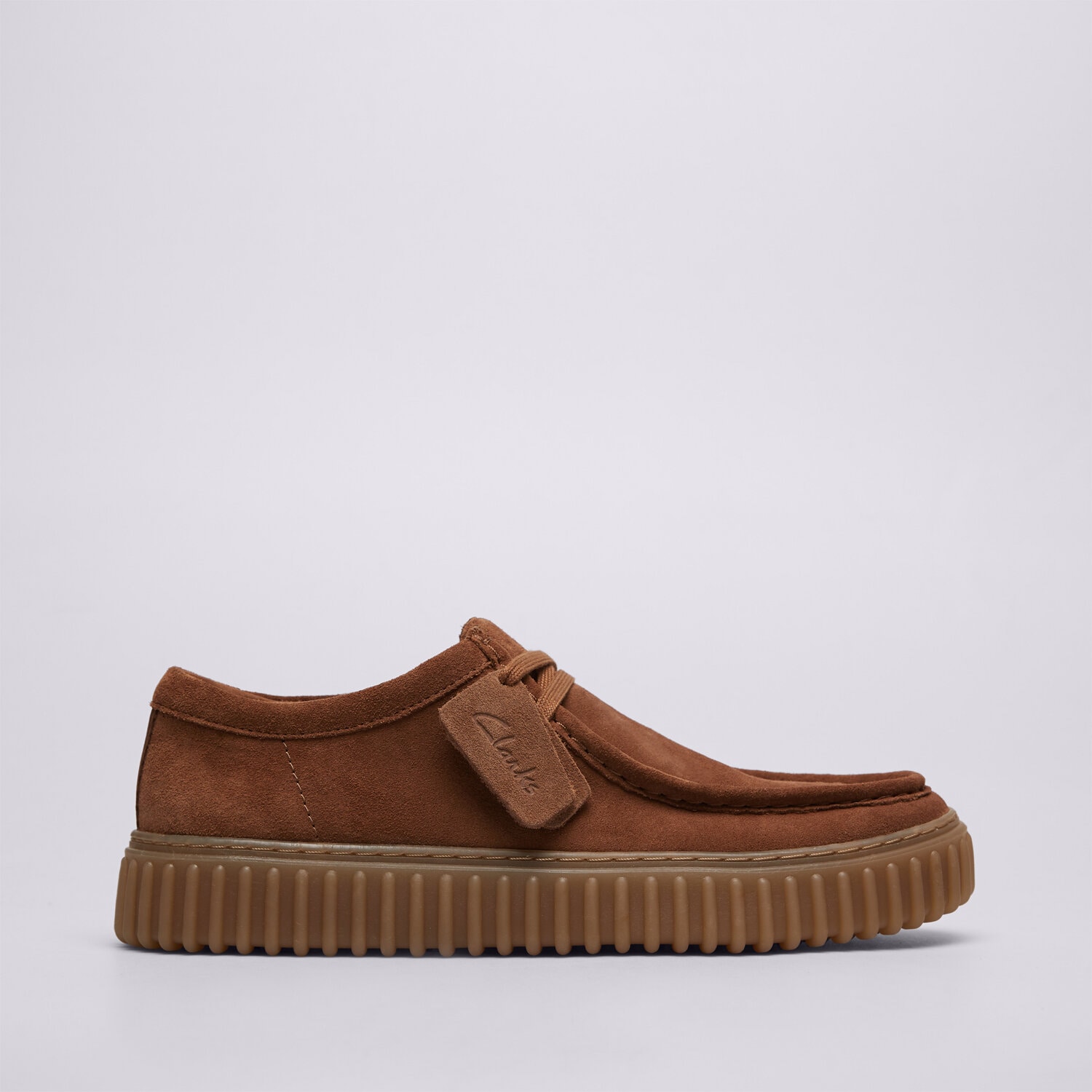 pánské kotníkové boty CLARKS TORHILL LO 26187376 HNĚDÁ
