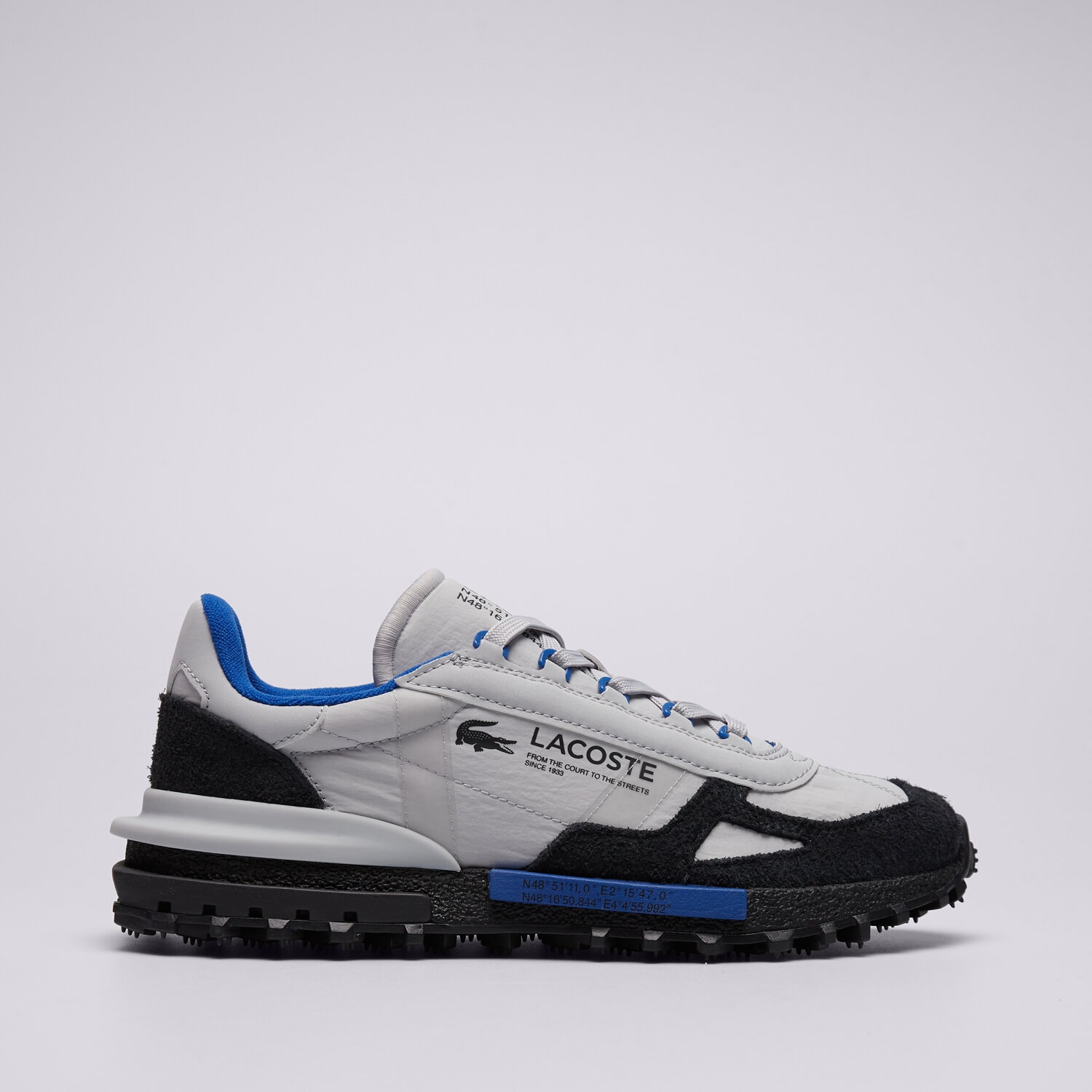 pánské tenisky LACOSTE ELITE ACTIVE 51SMA00422P9 ŠEDÁ