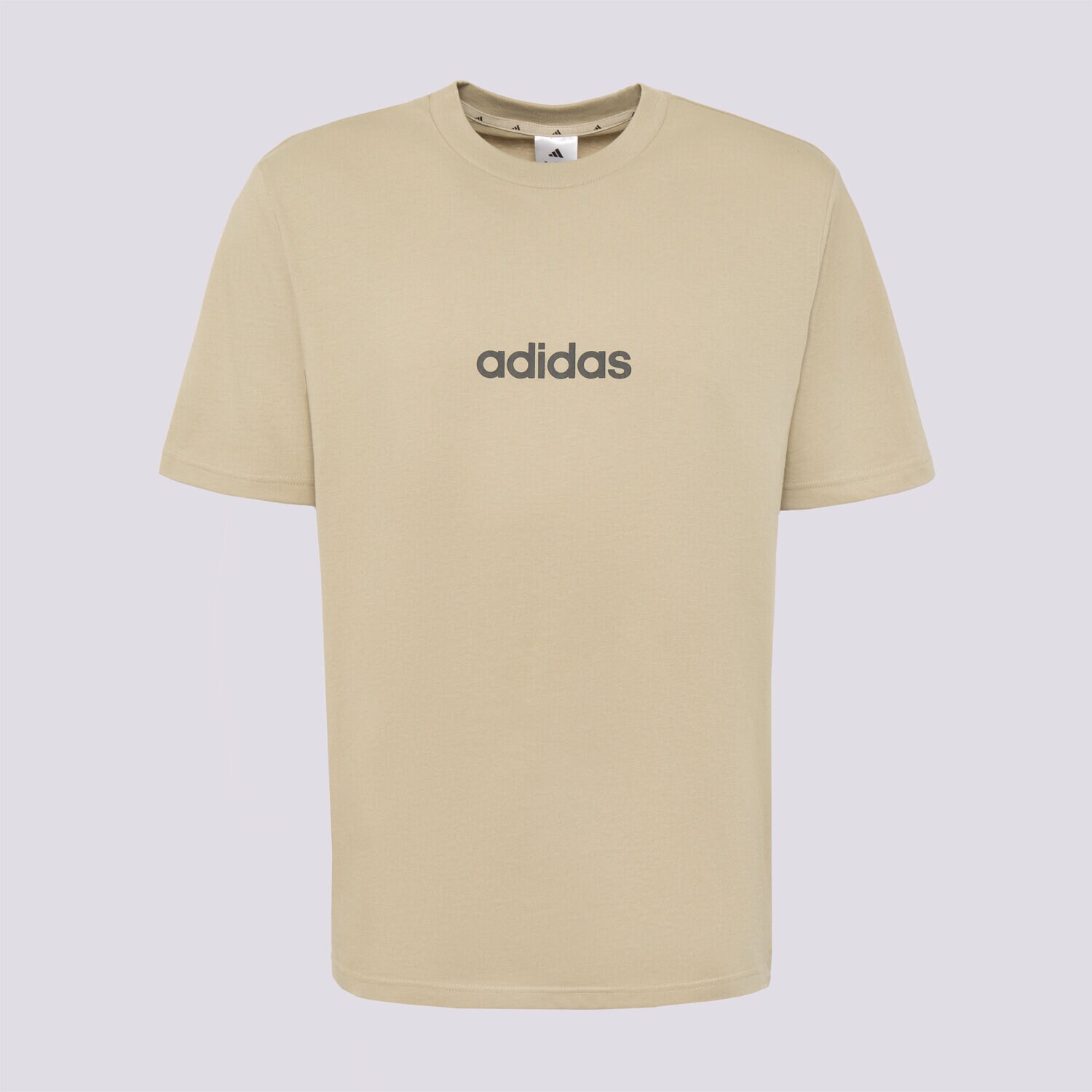 pánské tričko ADIDAS TRIČKO M LIN SJ T KC0885 BÉŽOVÁ