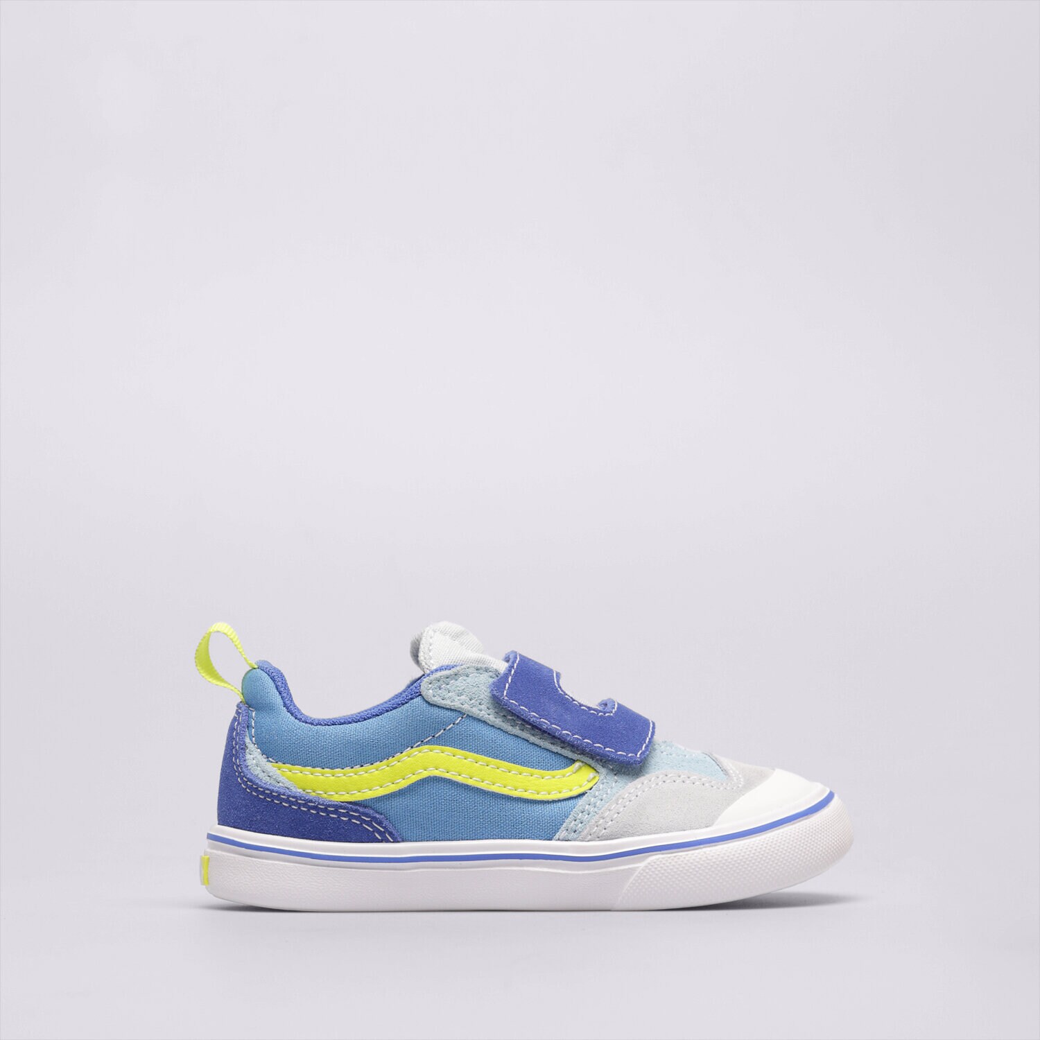 dětské skate boty (skateboardové) VANS TD COMFYCUSH NEW SKOOL V VN0A4TZHBER1 MODRÁ