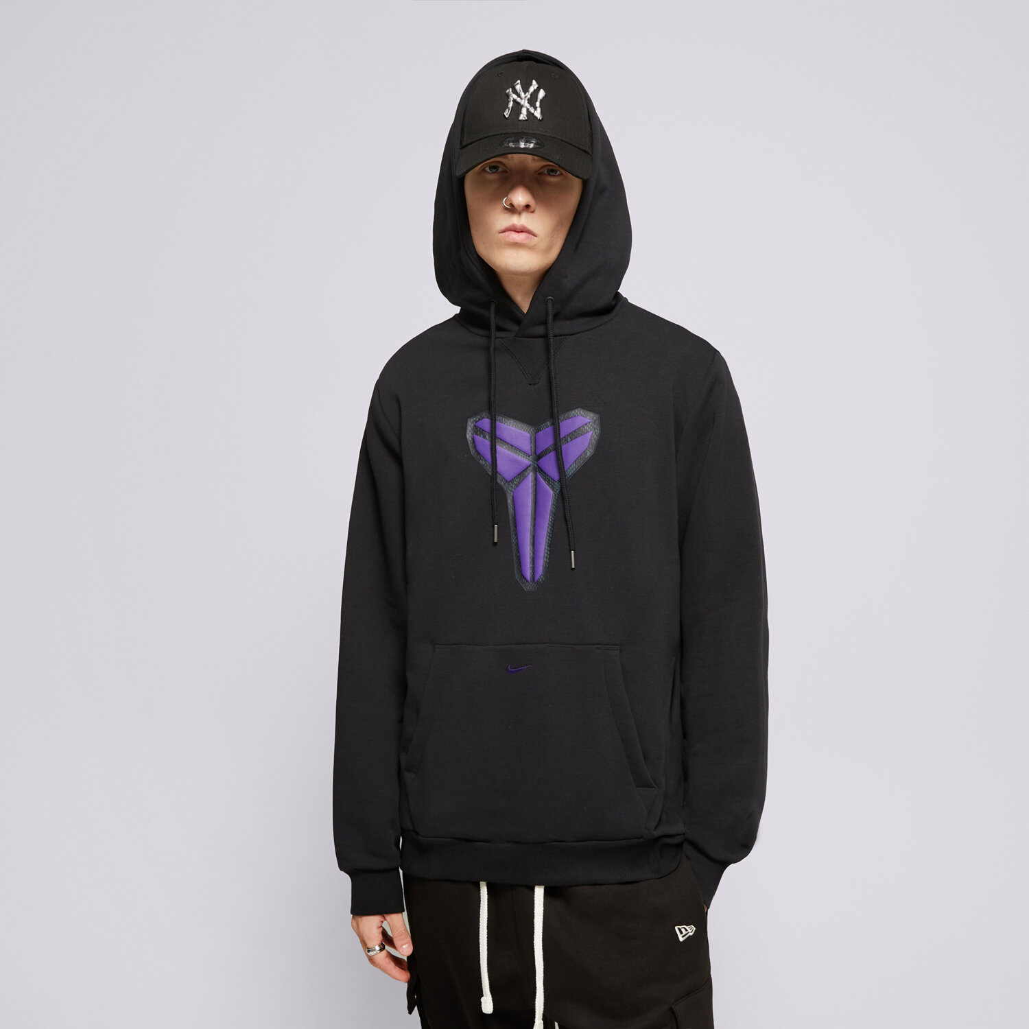 pánská mikina NIKE MIKINA KB M NK DF STD ISS PO HDY NBA HF0066-010 ČERNÁ