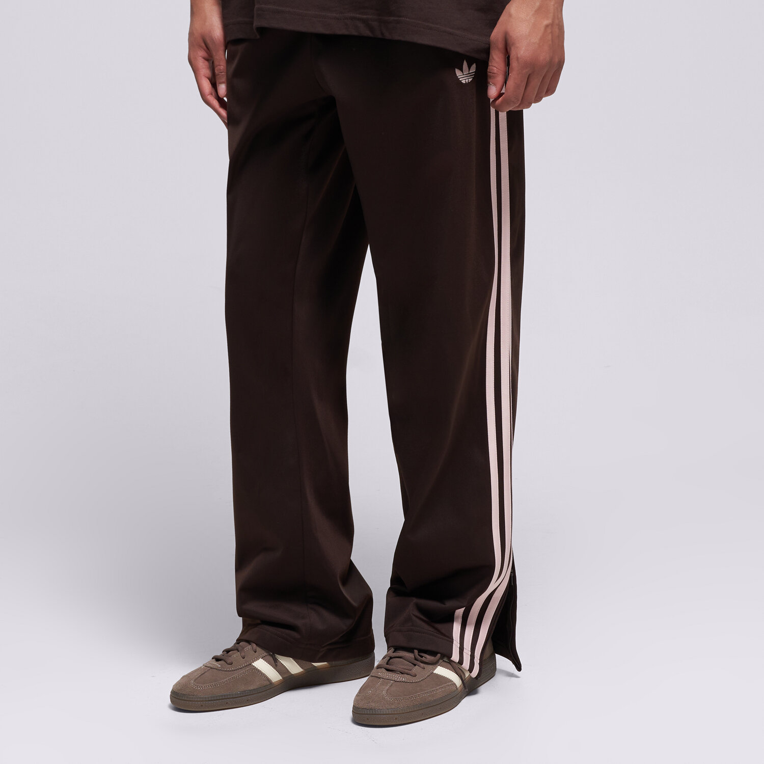 pánské kalhoty ADIDAS KALHOTY  FIREBIRD TP KD8321 HNĚDÁ